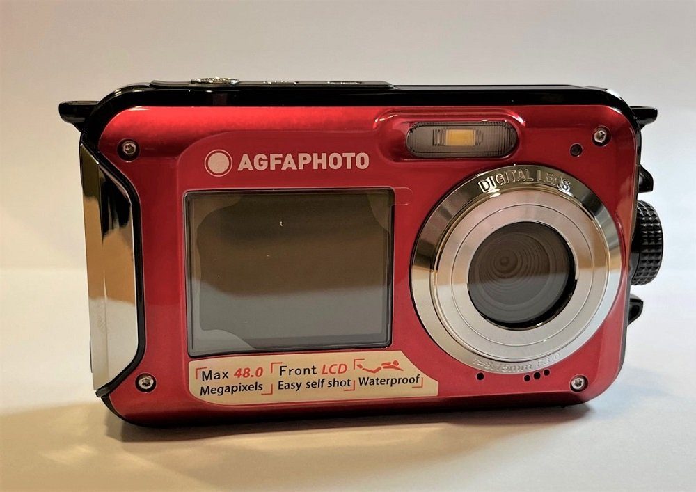 Tasche AgfaPhoto mit Set WP8000 schwarz rot AgfaPhoto Kompaktkamera 2