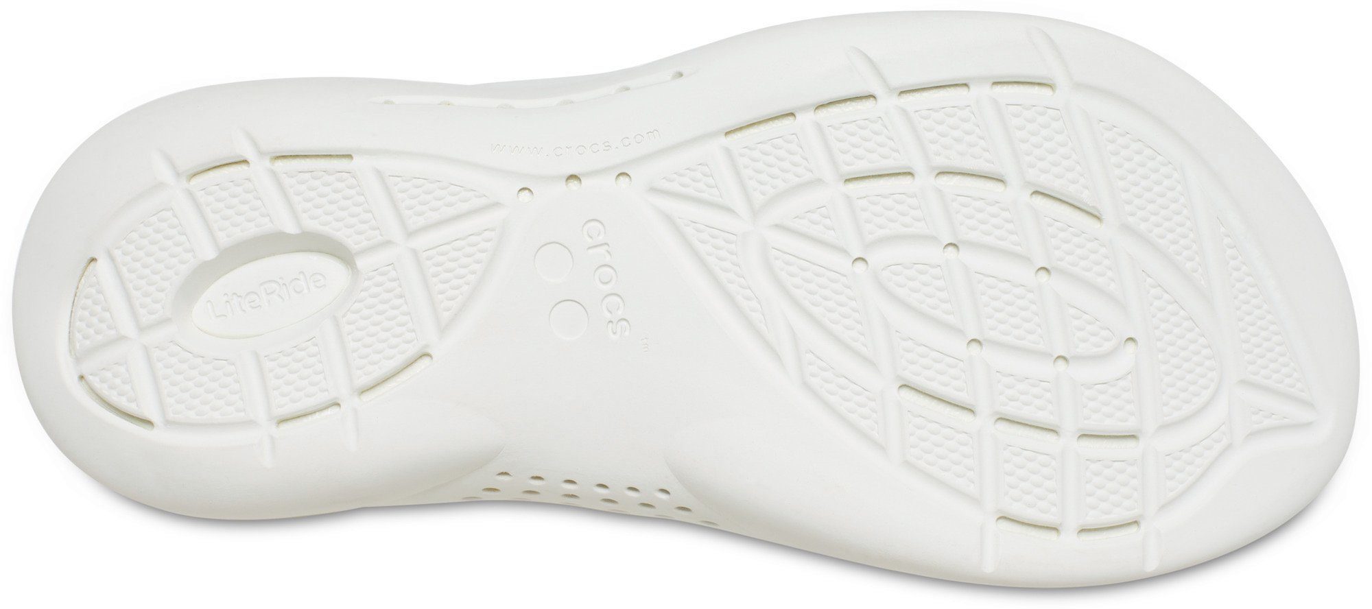 mit LiteRide flexibler weiß 360 Crocs Sandale Sandal Laufsohle