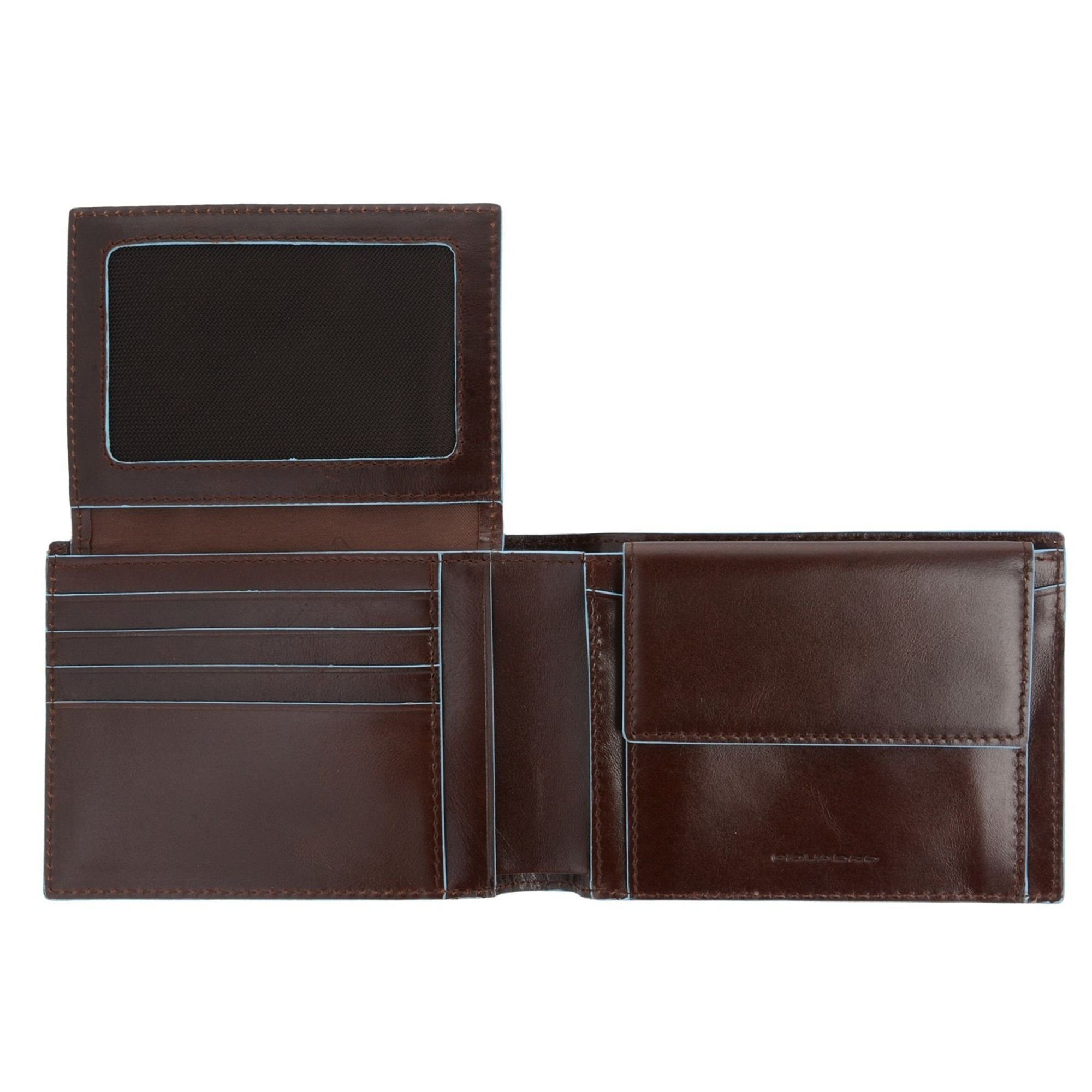 Geldbörse, Piquadro brown Leder