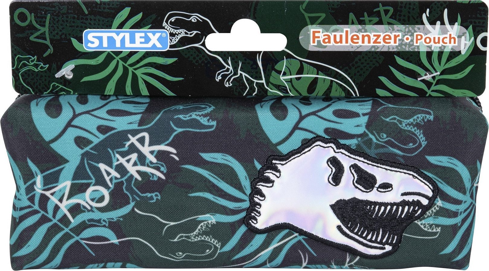 Thumbnail - Stylex Schreibwaren Federtasche Faulenzer / ca. 20 x 7 x 7 cm / "Dino"