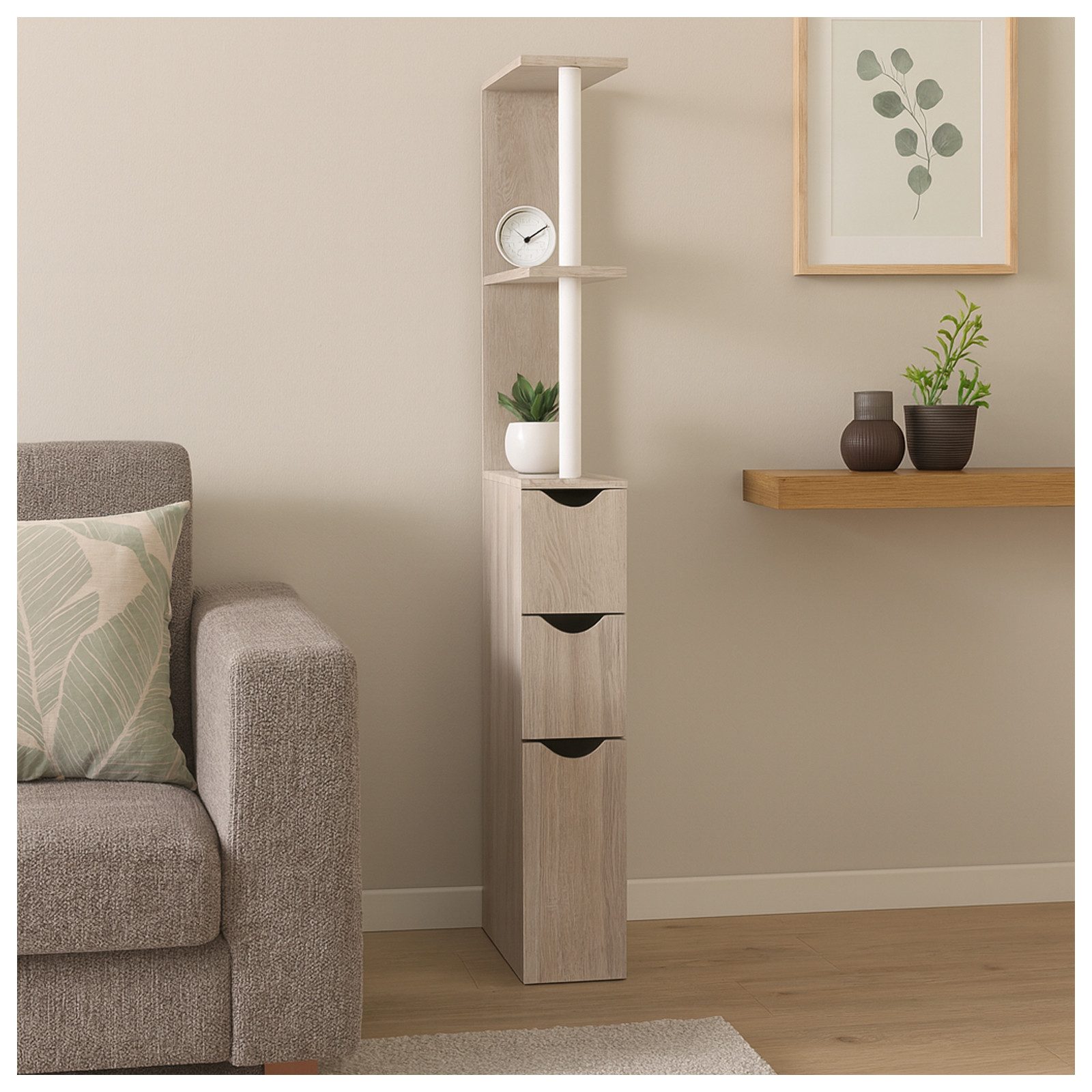 HTI-Line Raumteiler Nischenregal Thekla L, Stück 1-tlg., Raumteiler Beistellschrank Küchenregal