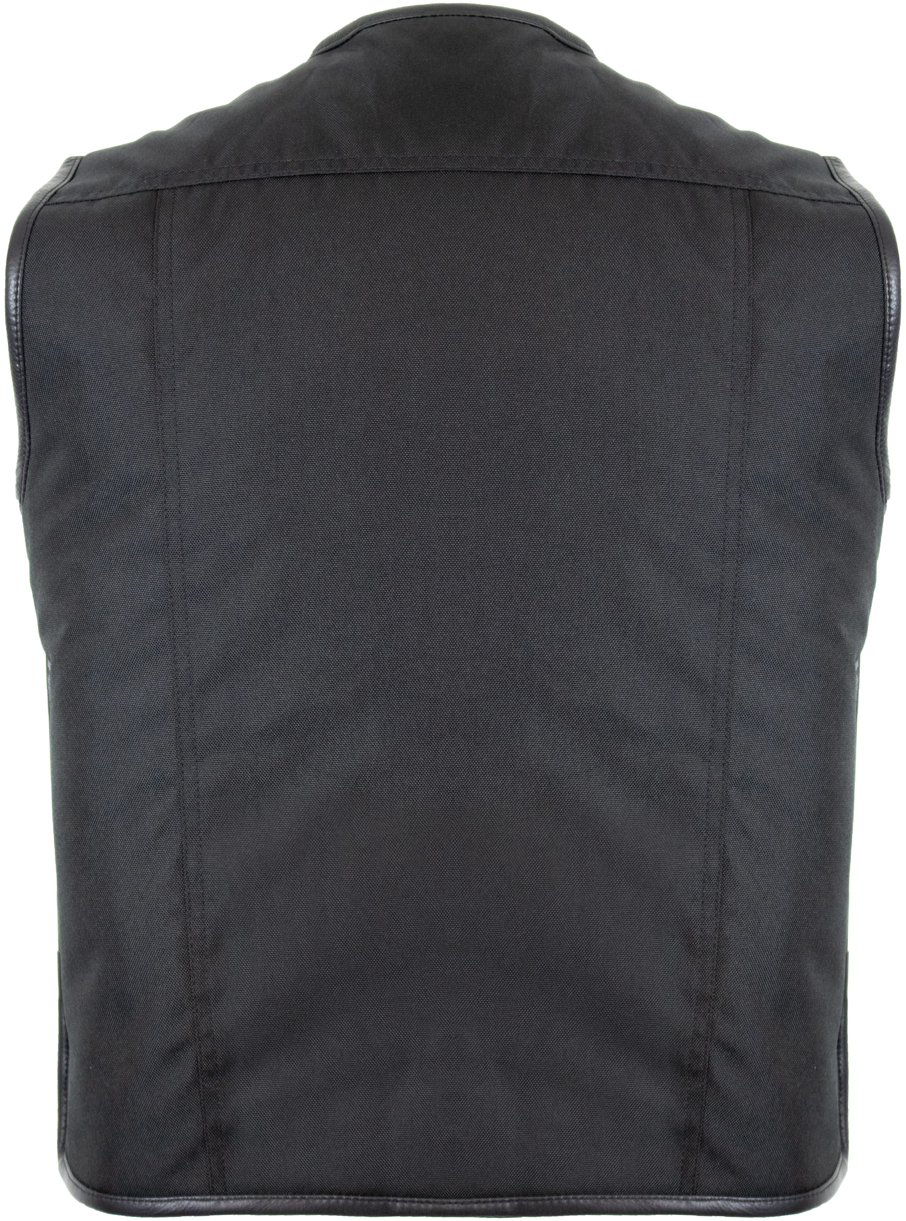 MDM Motorradweste Herren Textil Biker Weste Clubweste an den Seiten Erweite günstig online kaufen