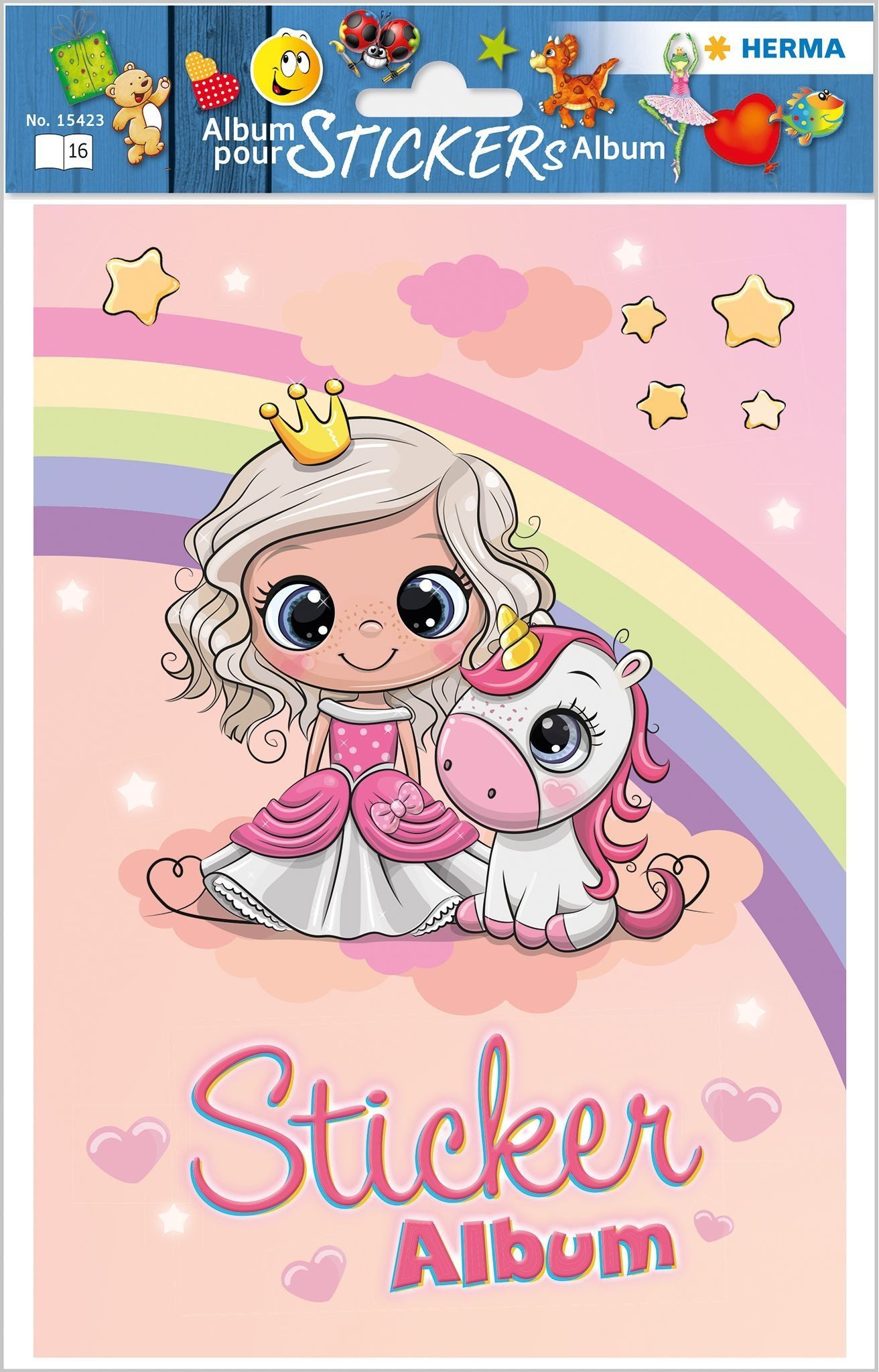HERMA Fotoalbum Stickeralbum A5 Prinzessin Sweetie