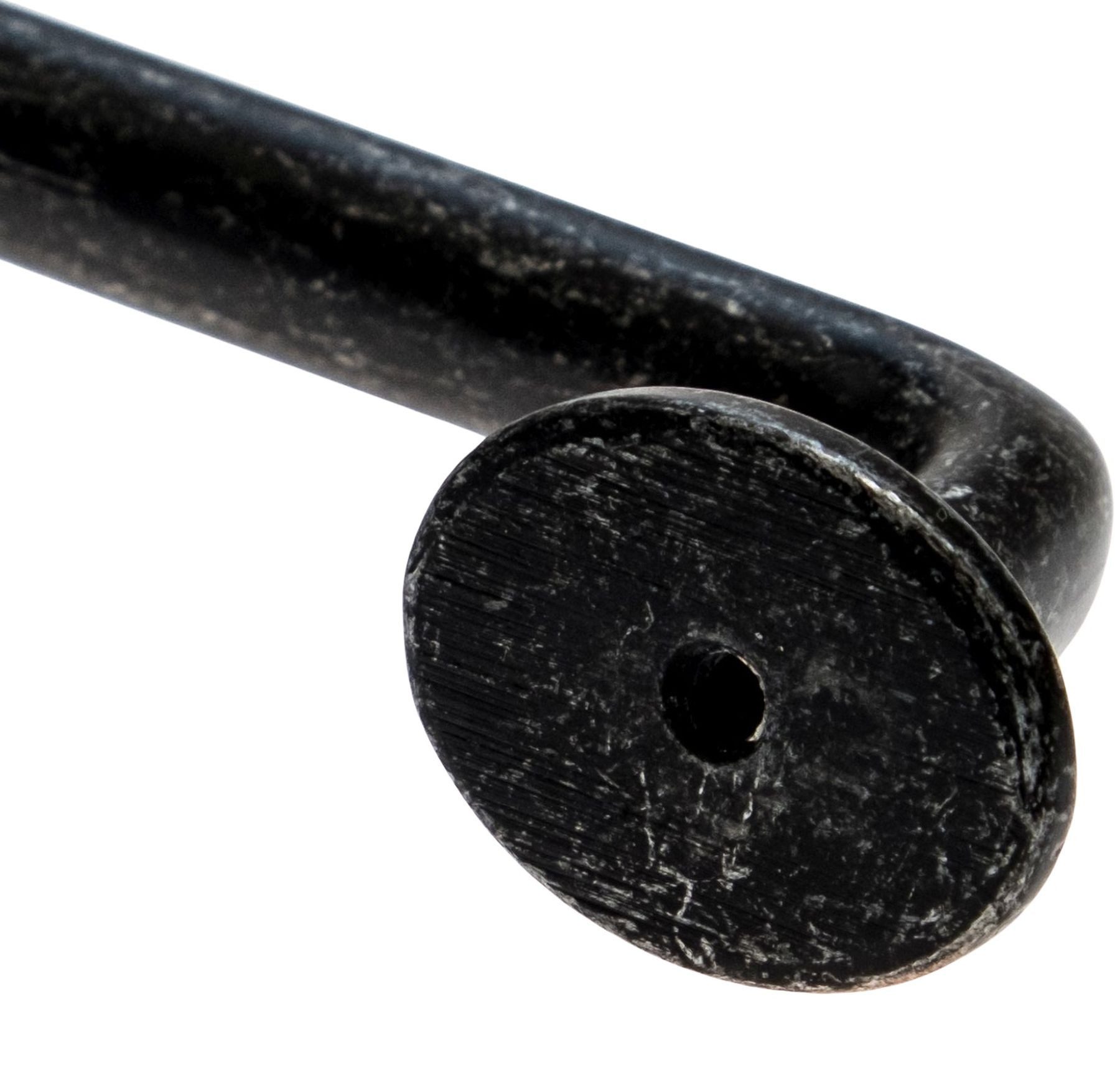 livingpoint24 Möbelgriff Möbelgriff BA 128mm Küchengriff Metall massiv Schwarz antik Vintage (1-St., 19), Vintage – Bild 4 von 4