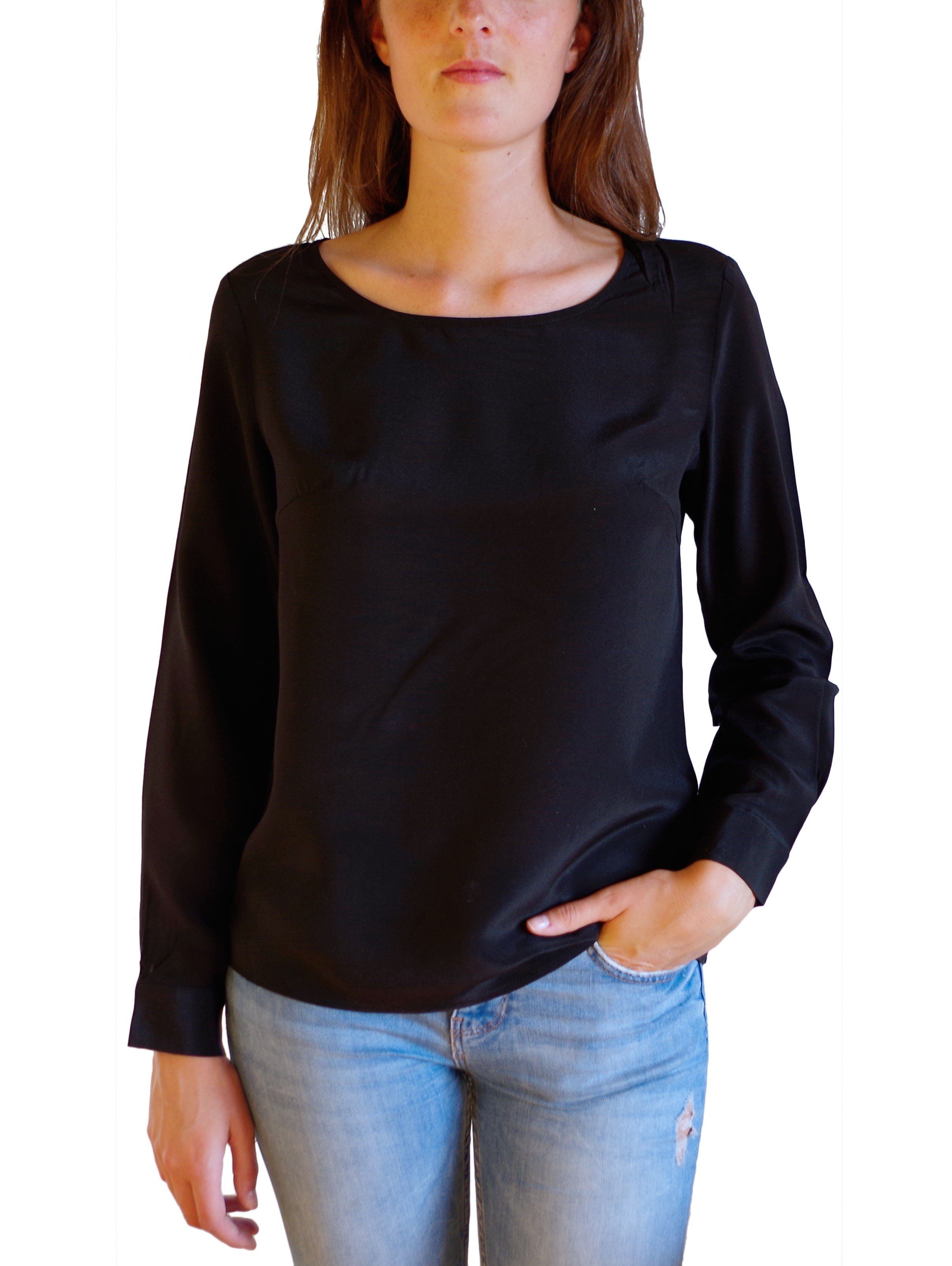 Posh Gear Seidenbluse Damen Bluse Rotondoseta günstig online kaufen