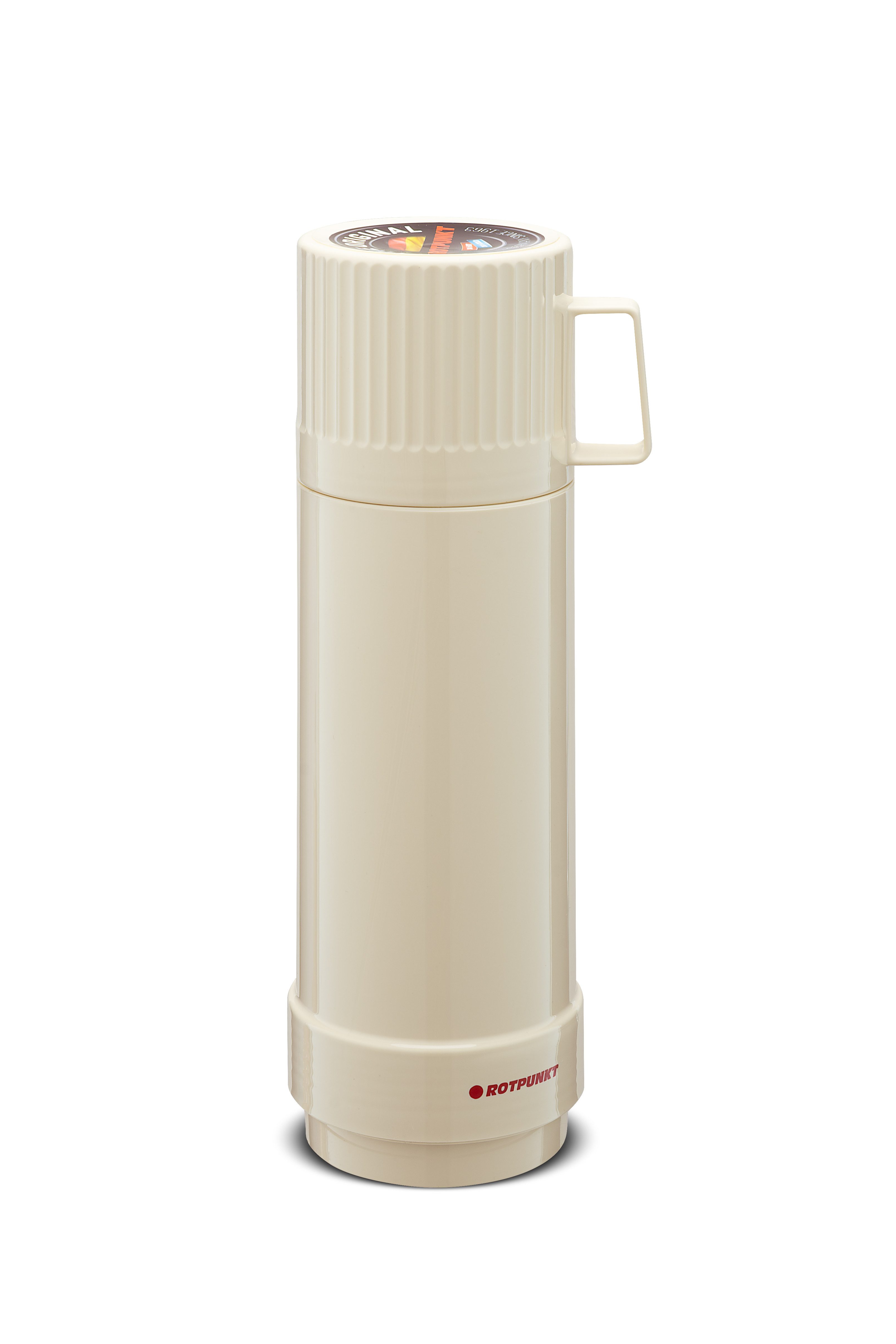 ROTPUNKT Isolierflasche Thermoflasche JESPER I 0,5 Liter Glaseinsatz I premium I 24 Std warm, BPA-Frei