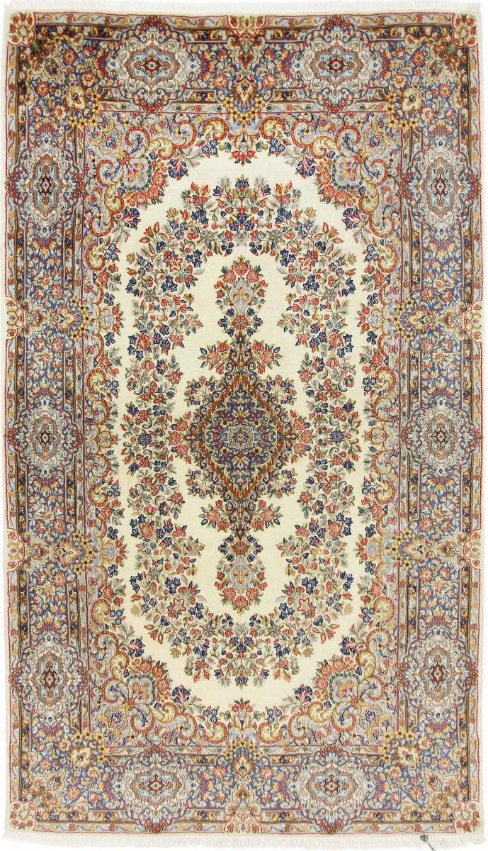 Orientteppich Kerman Rafsanjan 146x256 Handgeknüpfter Orientteppich / Perserteppich, Nain Trading, rechteckig, Höhe: 12 mm