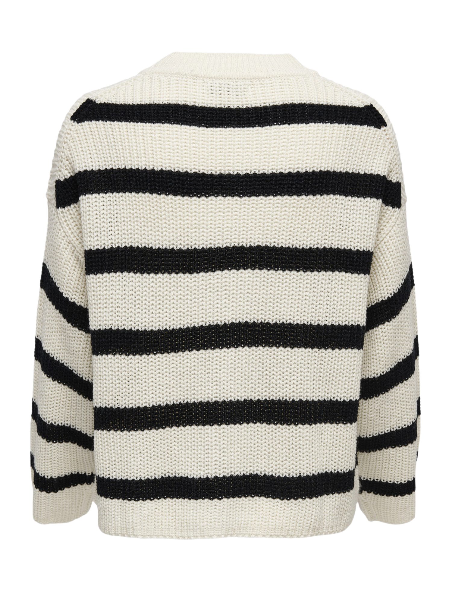 JDY Strickpullover 2026 4_PREFALL weiß,Basic,Polyacryl,Gestreift,Rundhals,Lang,Regular Fit
