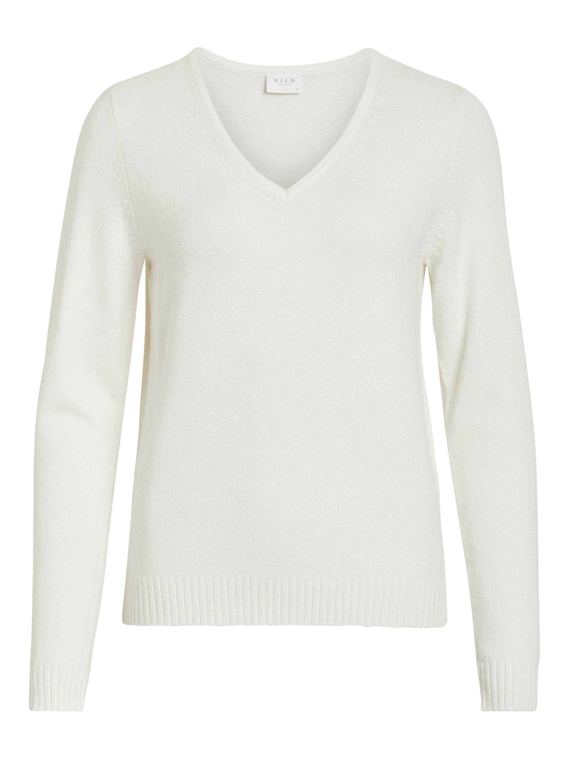V-Ausschnitt-Pullover VIRIL V-NECK L/S KNIT TOP - NOOS