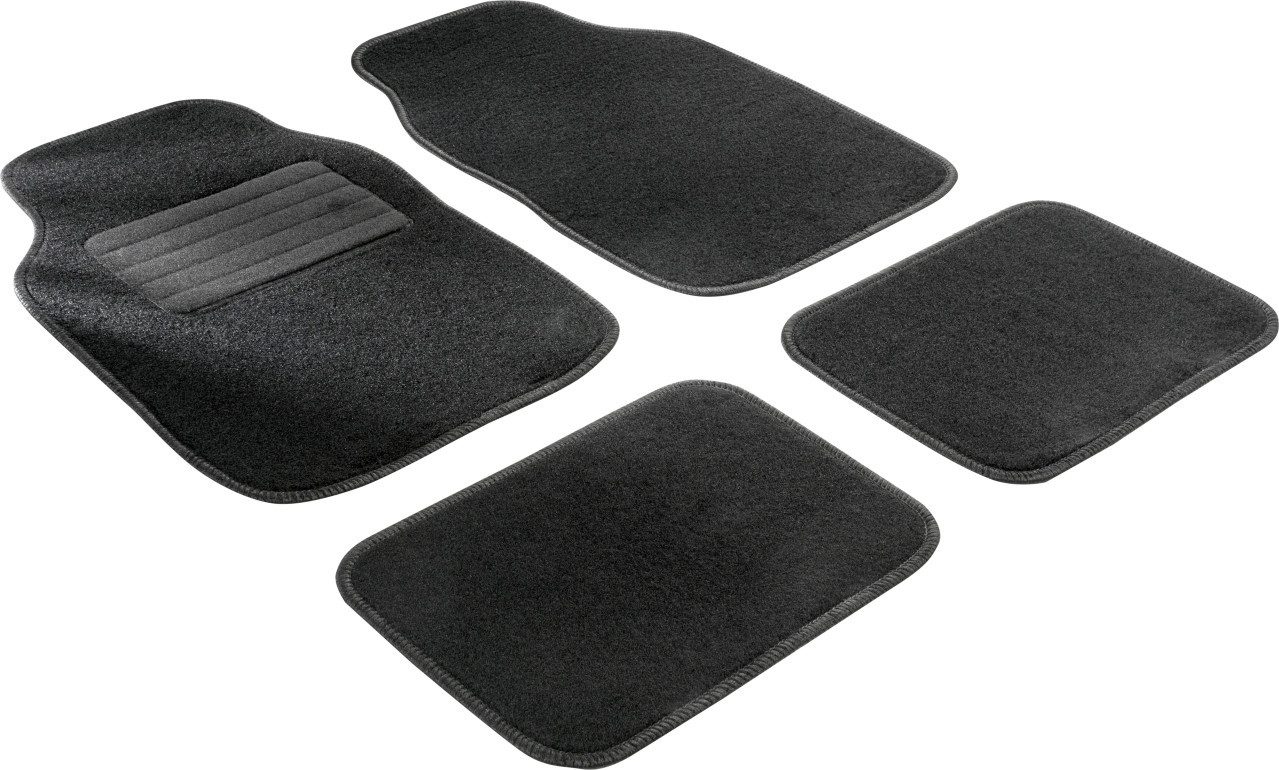 WALSER Universal-Fußmatten Walser Universal Fußmatten Velours Komplett-Set
