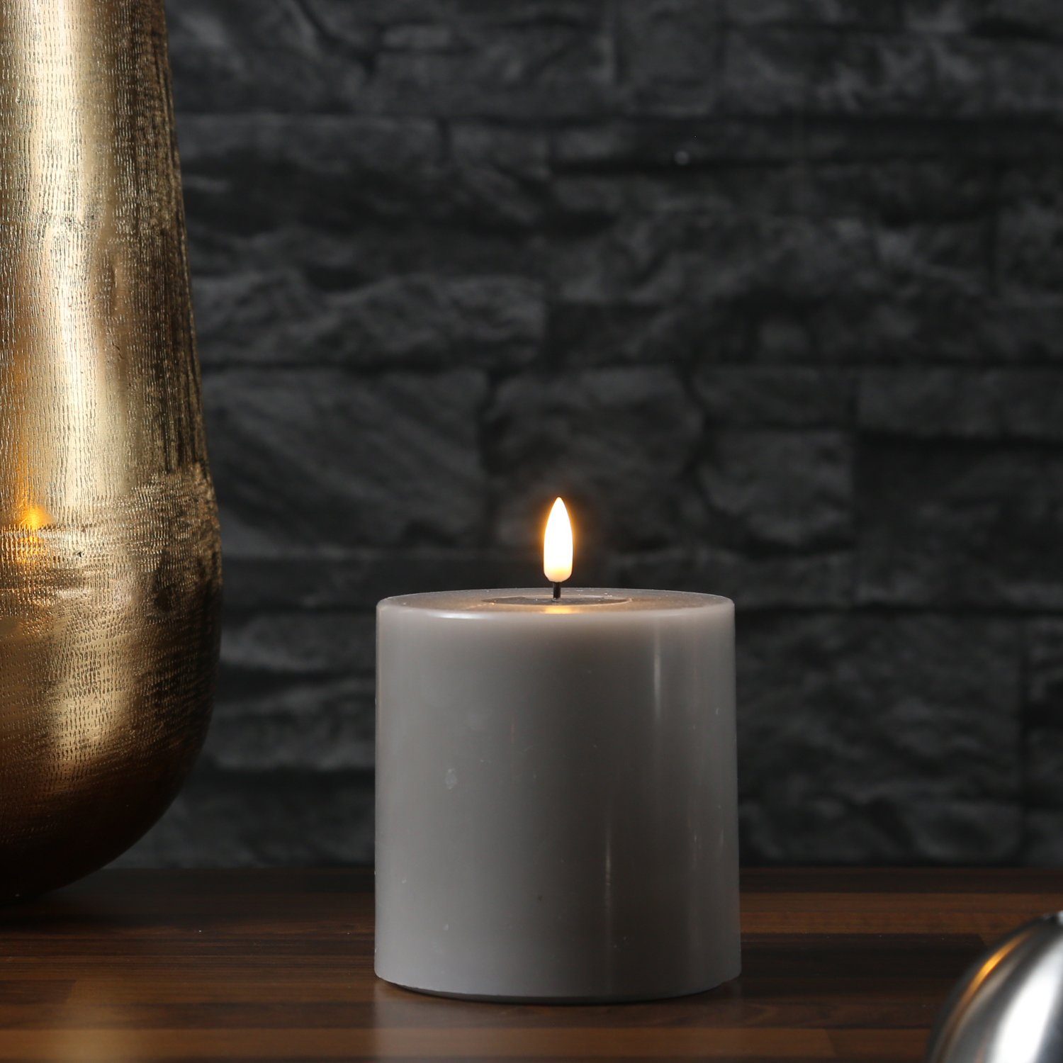 Deluxe Homeart LED-Kerze Mia Deluxe Echtwachs günstig online kaufen