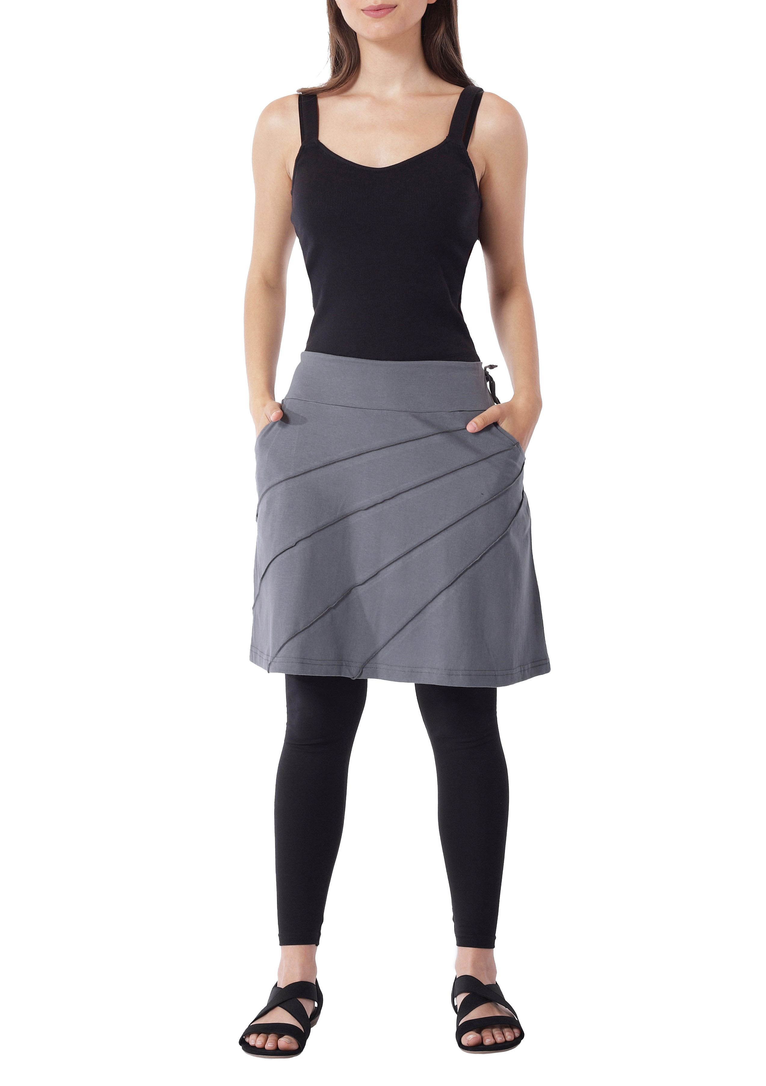 PUREWONDER Sommerrock Minirock, leichter Sommerrock aus günstig online kaufen