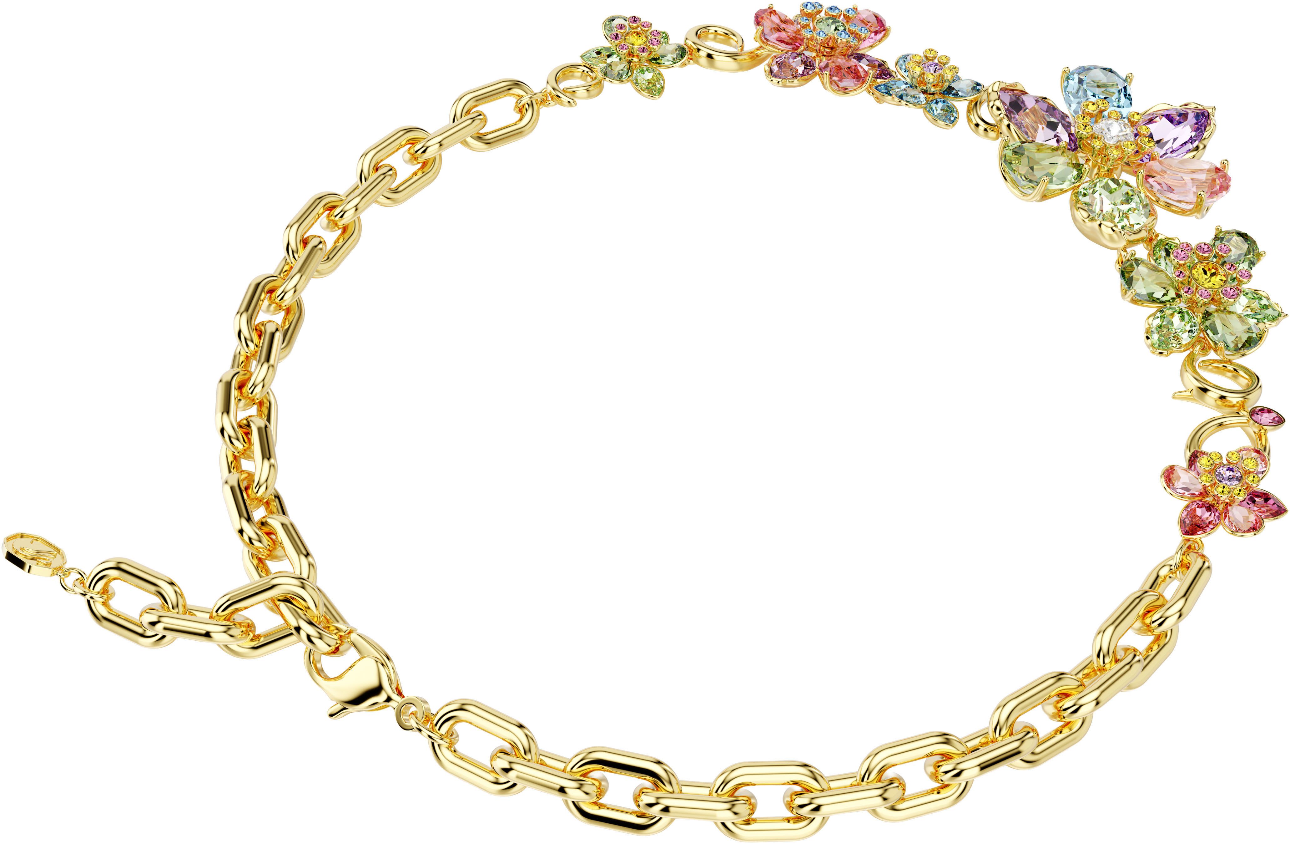 Swarovski Collier Schmuck Geschenk Idyllia Halskette Blume, mit Swarovski® Kristall