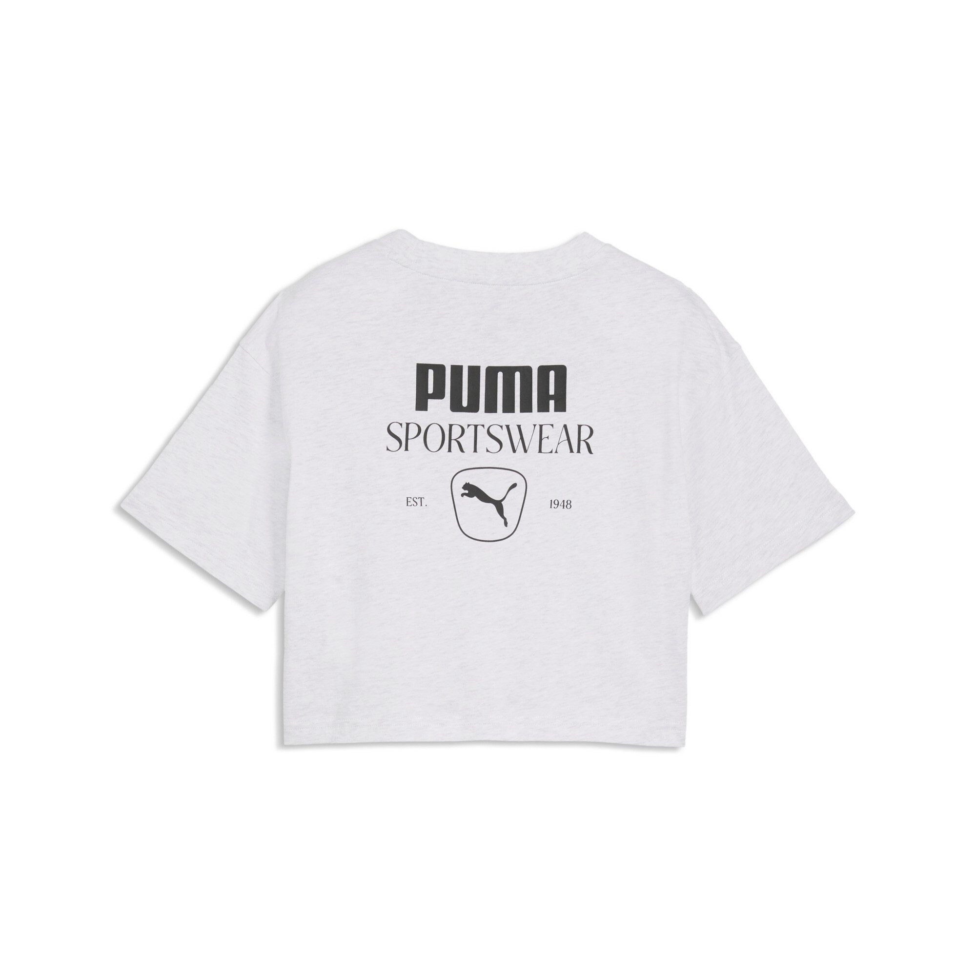 PUMA T-Shirt CLASS RELAXED SHORT LENGHT GRAPHIC TEE G für Jugendliche, sportlicher Stil, mit Rundhalsausschnitt