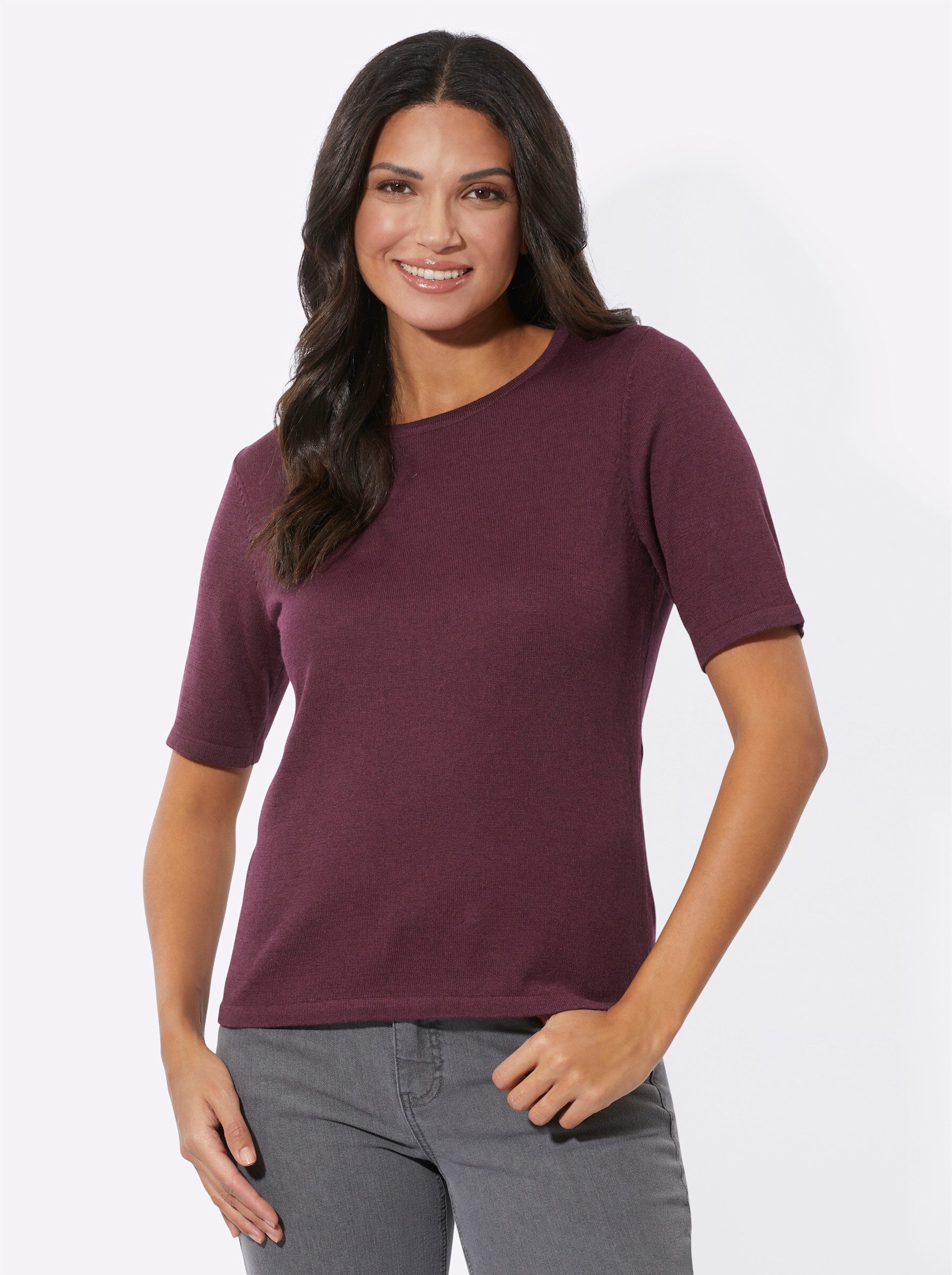 Classic Basics Kurzarmpullover "Kurzarm-Pullover" günstig online kaufen