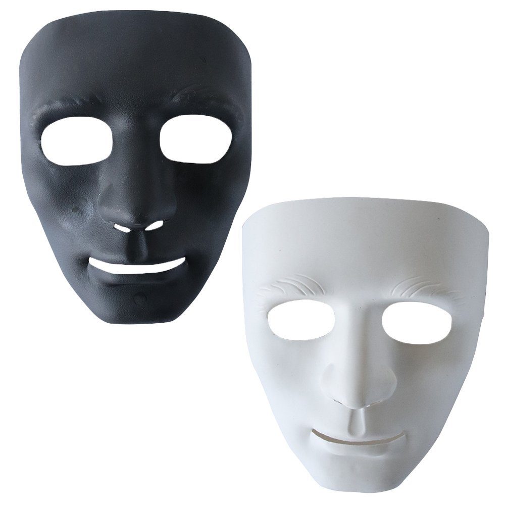 Jormftte Verkleidungsmaske »Mask Halloween Kostüm Cosplay Maskerade Prop  Bar Party Masken«, (2 Stück Halloween-Masken), Die Markierungen auf der  Maske sind klar und deutlich und das Design ist großartig. online kaufen |  OTTO