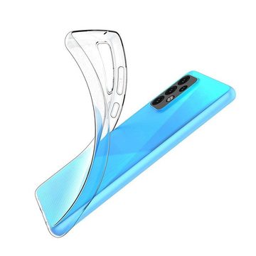 cofi1453 Handyhülle Silikon Hülle Basic Vivo V21 5G Transparent, Hochwertige Silikonhülle, Bumper aus flexiblem weichem TPU Kunststoff