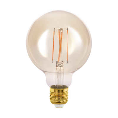 EGLO LED-Leuchtmittel Filament Globe G95 4W = 31W E27 Gold 350lm 2200K, extra warmweiß