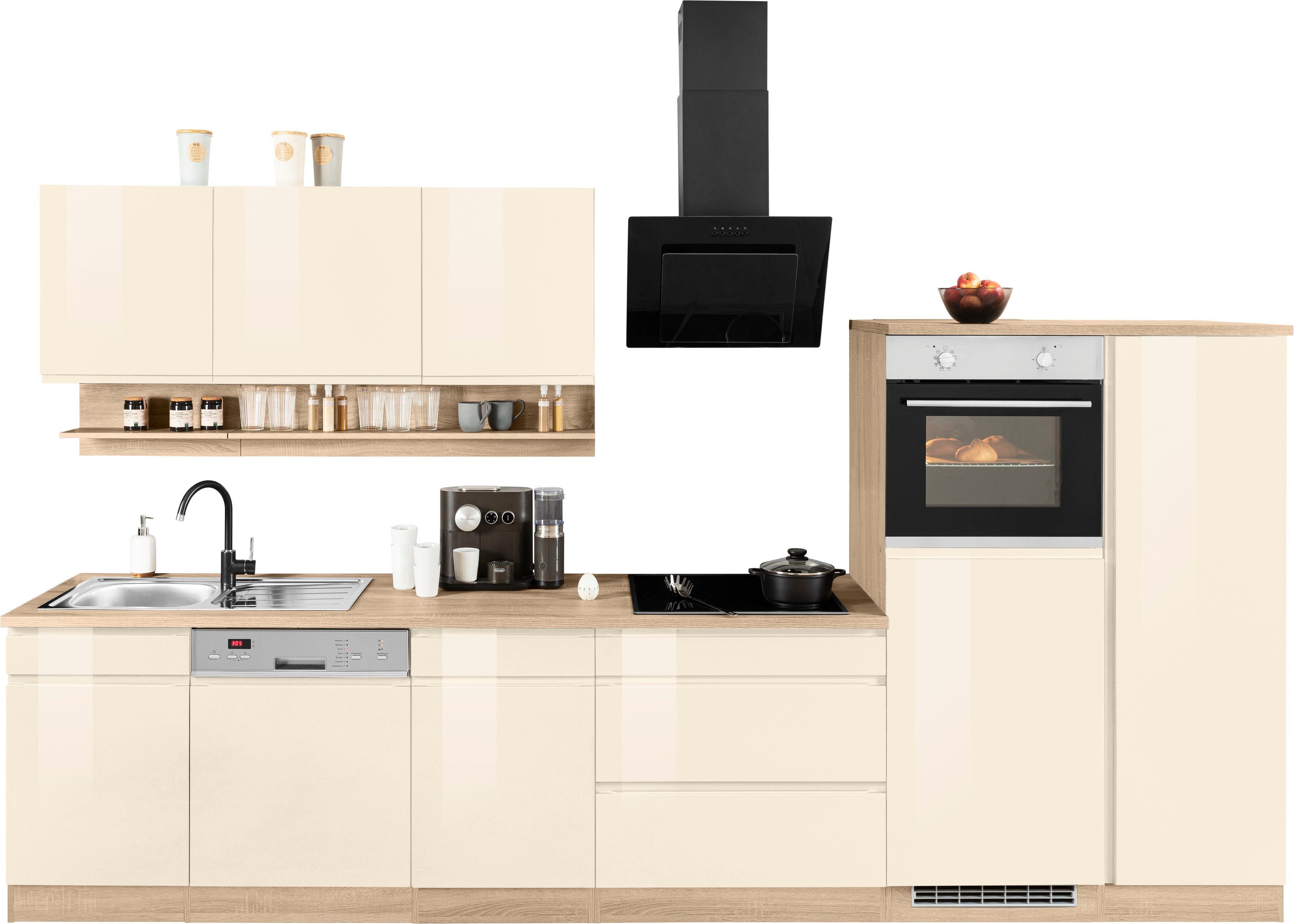 KOCHSTATION Küchenzeile KS-Virginia, Breite 350 cm, günstig online kaufen