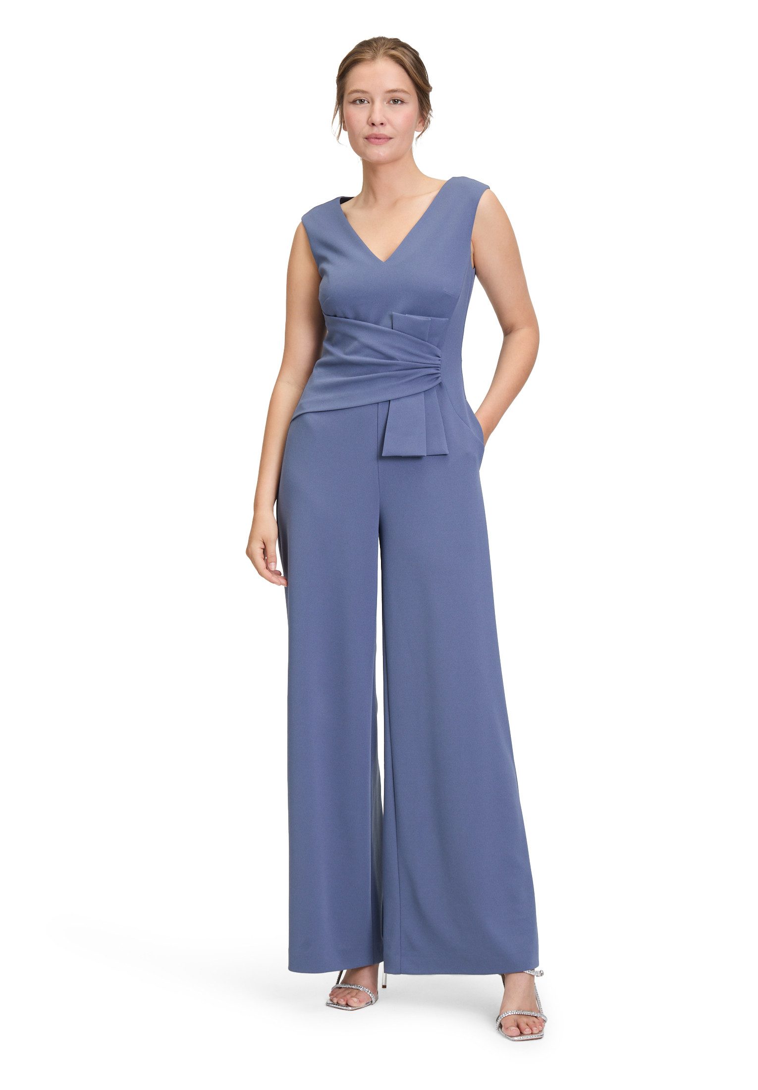 Vera Mont Overall Damen Jumpsuit mit weitem Bein (1-tlg) günstig online kaufen