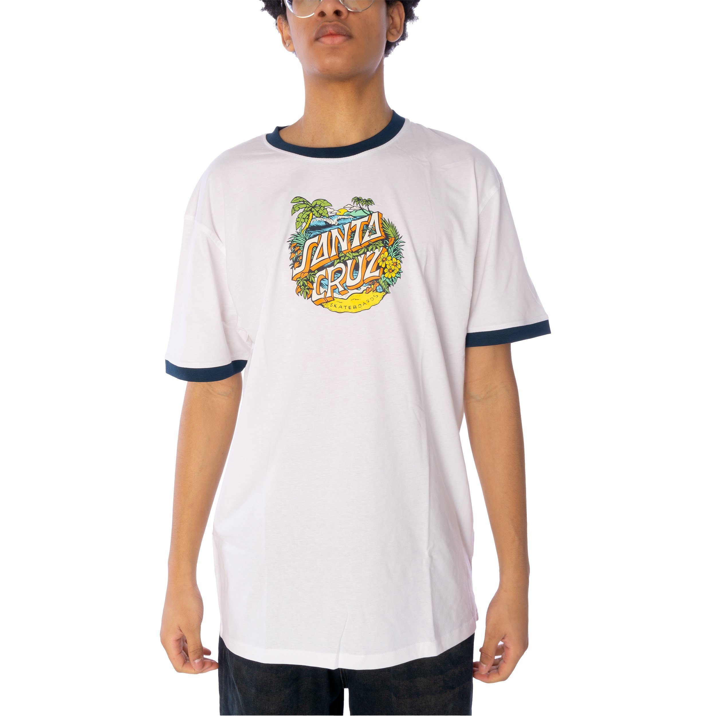 Santa Cruz T-Shirt T-Shirt Santa Cruz Aloha Dot Front Ringe