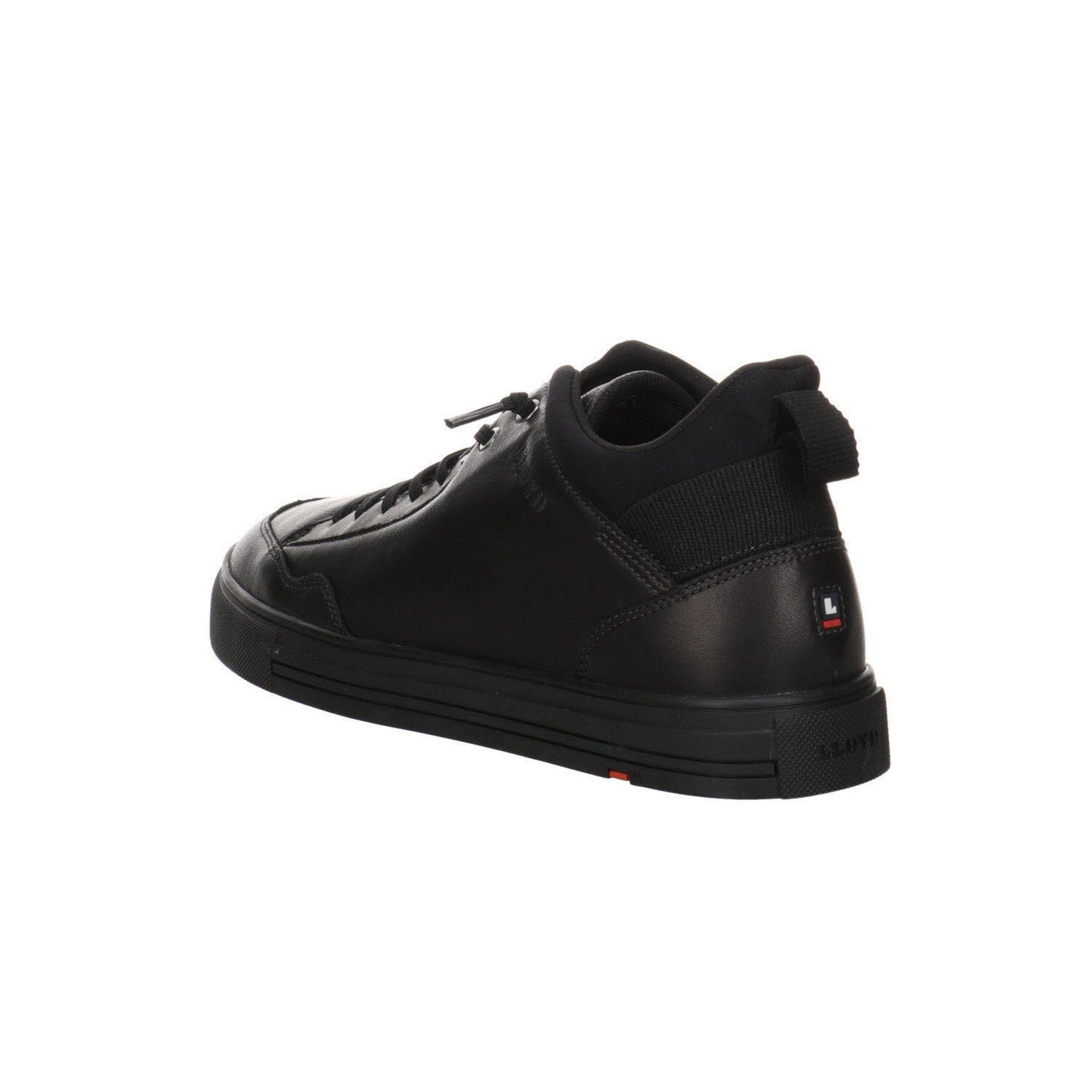 Edibur LLOYD Belts dunkel Sneaker Leder-/Textilkombination Herren Lloyd High-Top Schuhe Men’s Sneaker Sneaker schwarz
