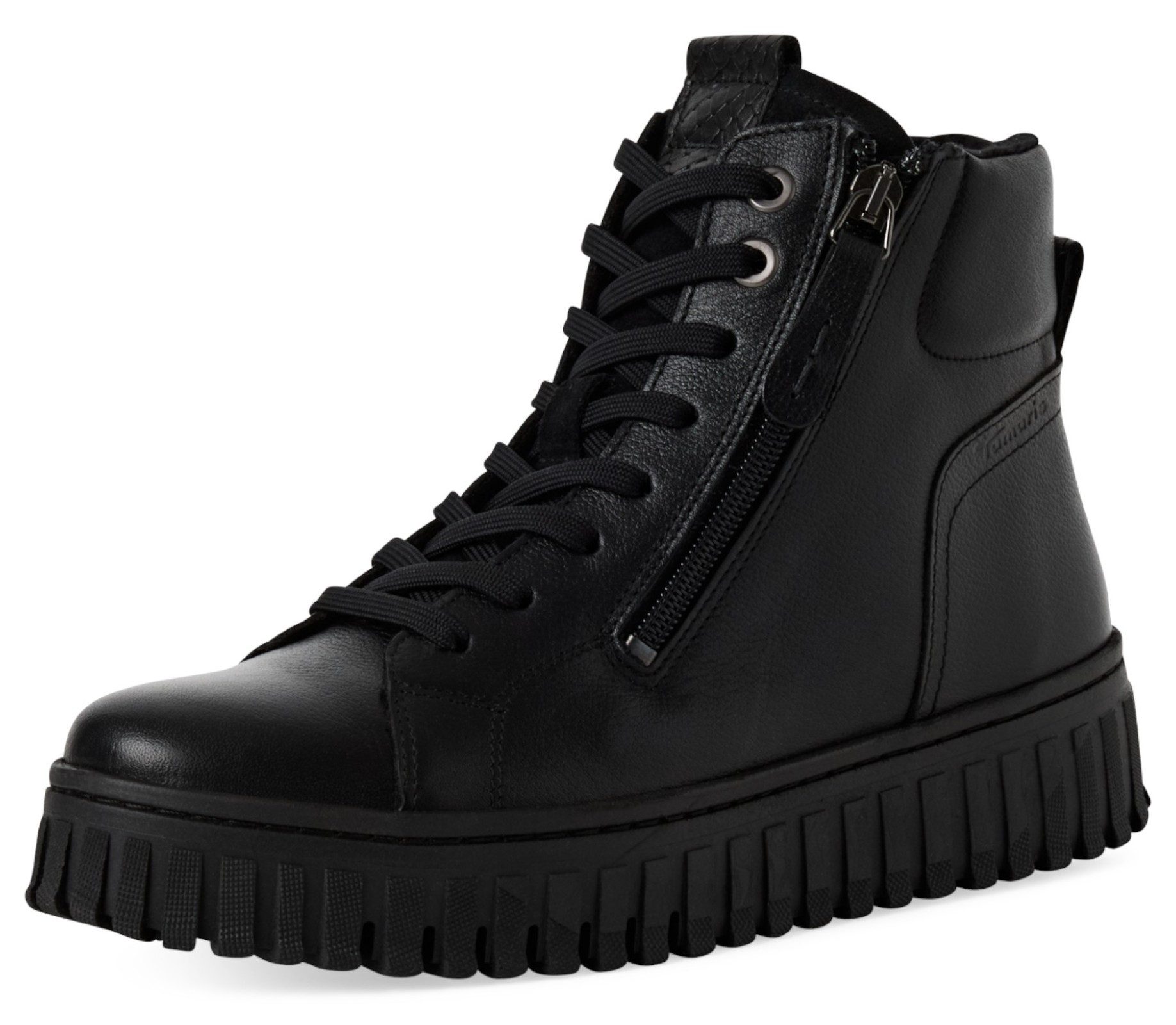 Tamaris 1-25206-43 003 Black Leather Stiefelette günstig online kaufen