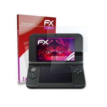 atFoliX Schutzfolie Panzerglasfolie für Nintendo 3DS XL 2012, Ultradünn und superhart