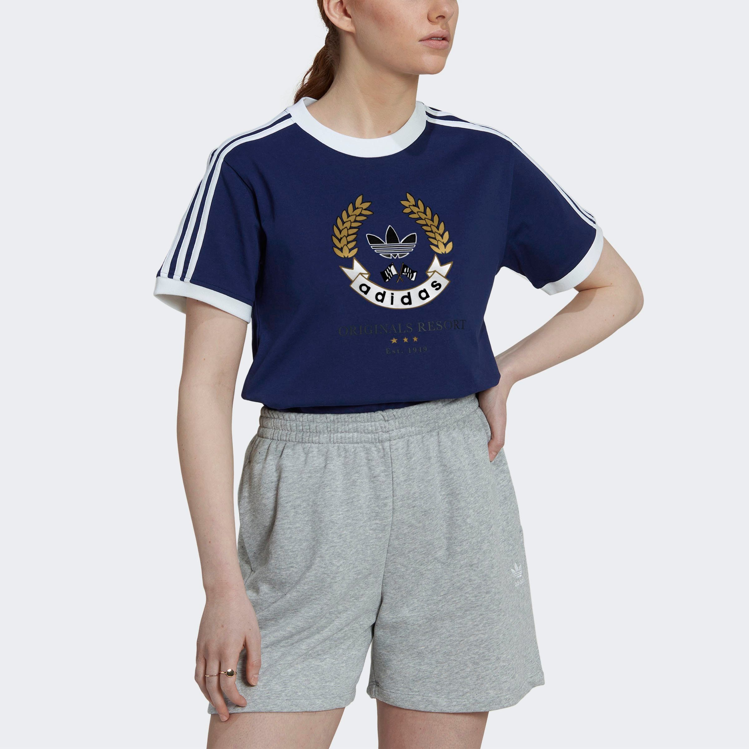 Originals T-Shirt adidas CREST GRAPHIC NGTSKY