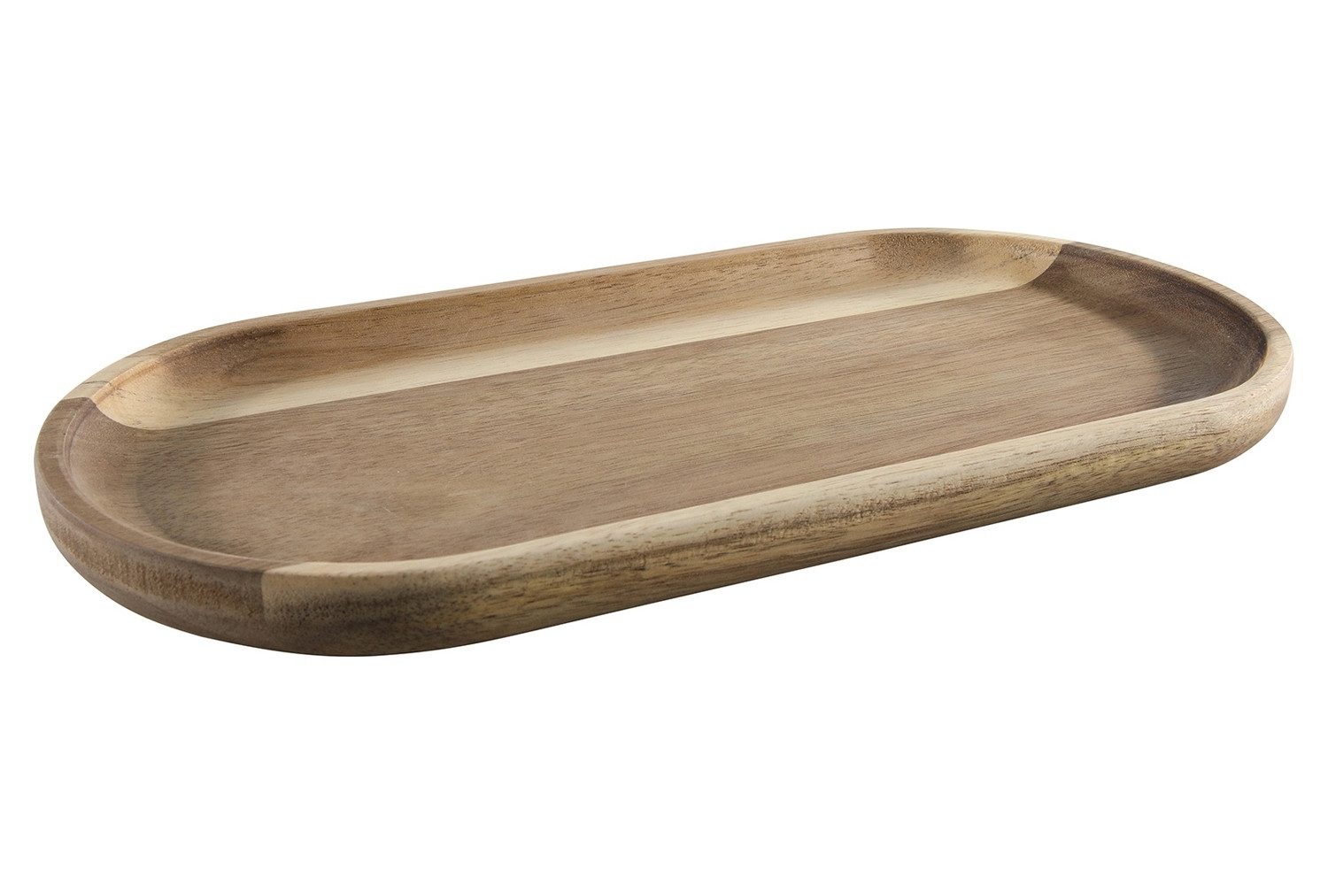 Tablett KAYZE, B 30 x T 15 cm, Braun