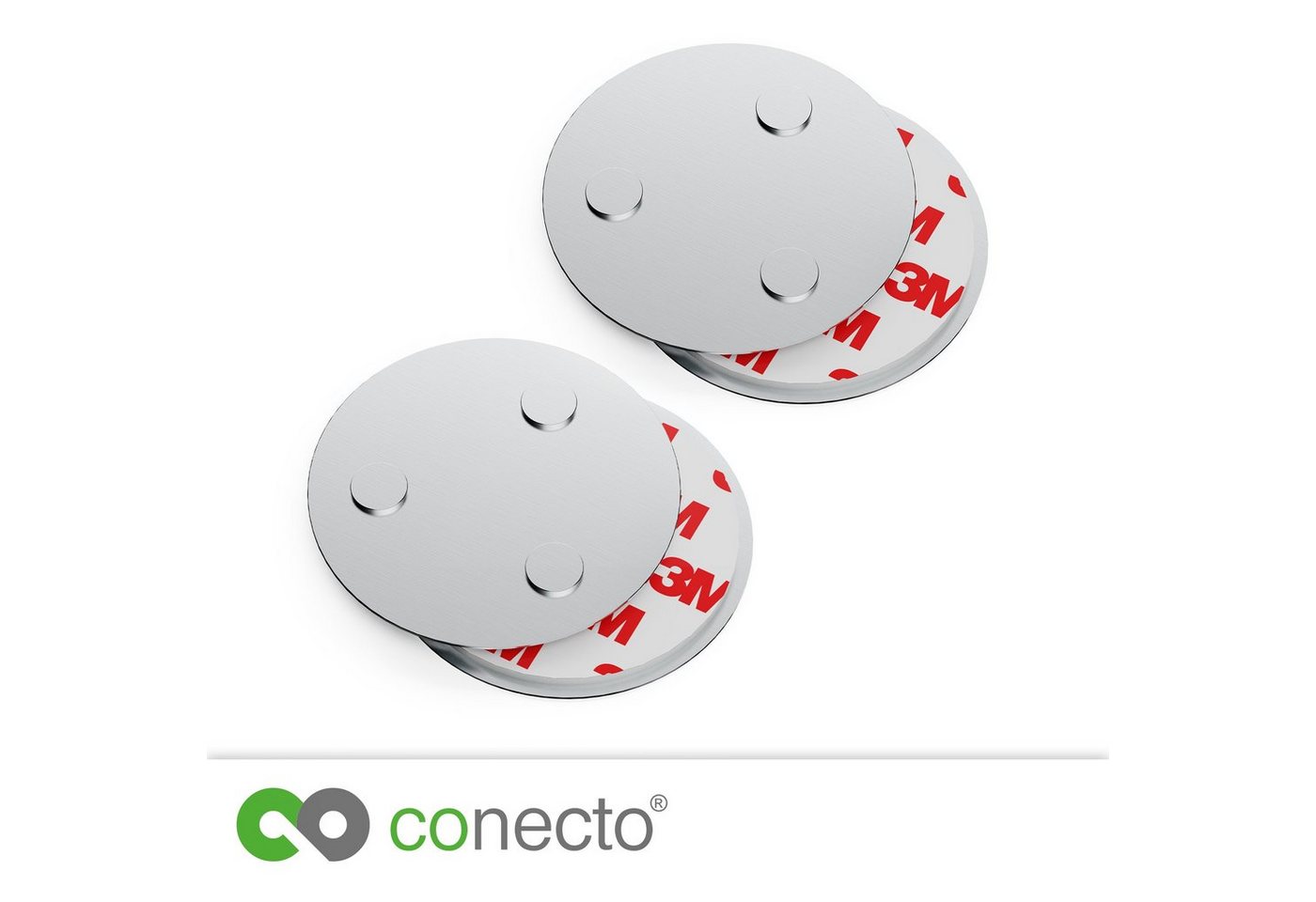 Thumbnail - conecto Magnethalter conecto Magnet-Halterung, starke Magnet-Befestigung, universell verwen (2-St)