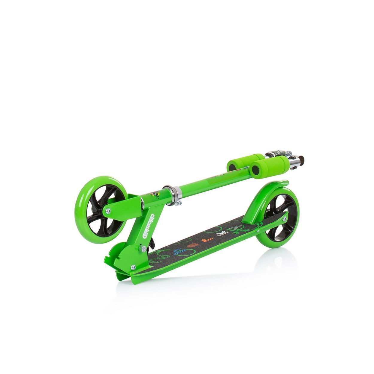 Chipolino Cityroller Kinderroller Sharky klappbar, PU Räder ABEC-7 Lager Bremse verstellbar