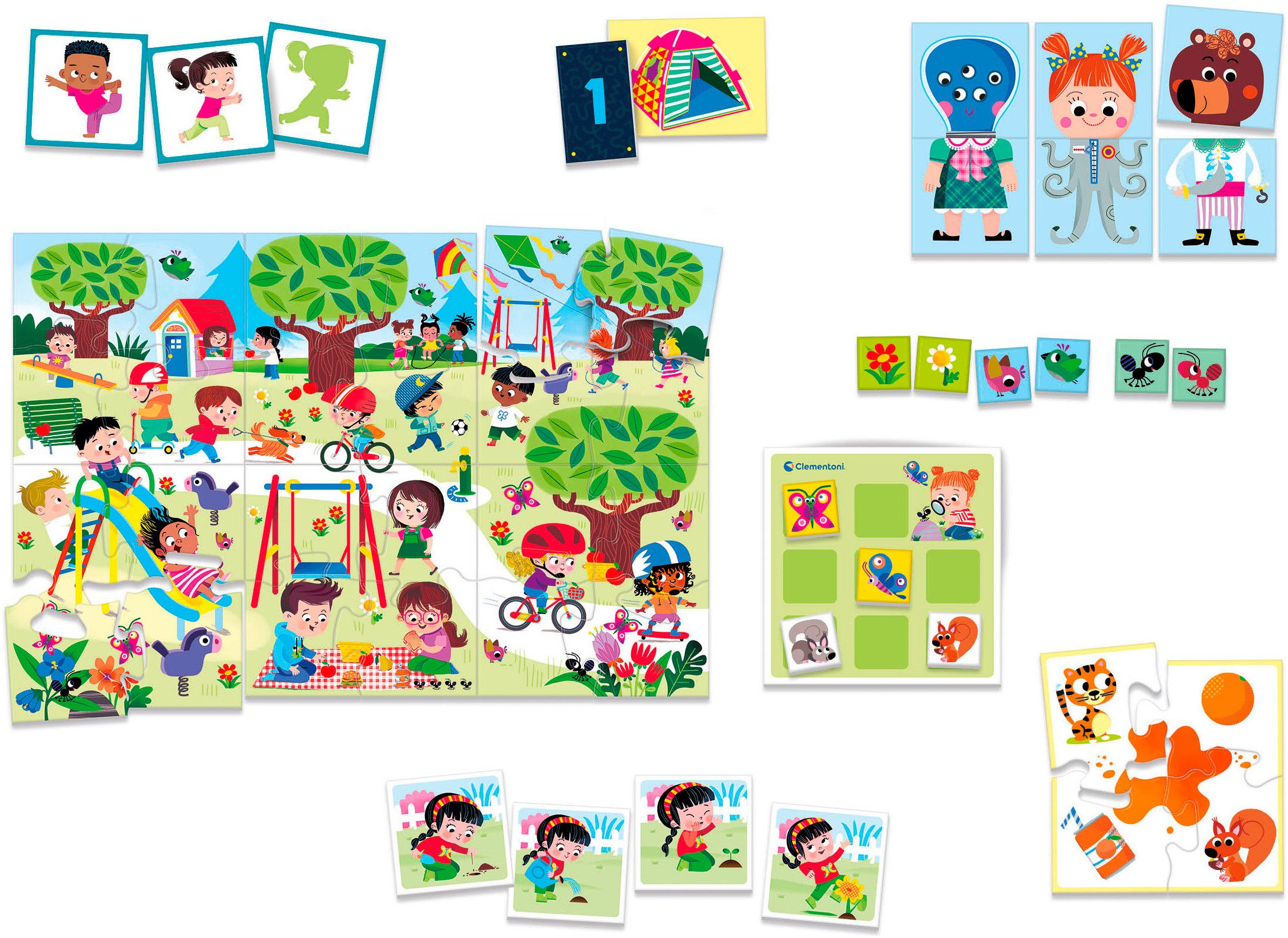 Clementoni® Spiel Education, Lernspiel 8 in 1, Lernspiel, Made in Europe