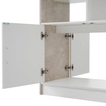 Fangqi Stauraumschrank Multifunktionaler Aufbewahrungsschrank, moderne Bar im Industriestil (set, Weinschrank, Lagerschrank, Bartheke, Multifunktionsschrank, Retro-Bartheke, Bartheke im Industriestil)