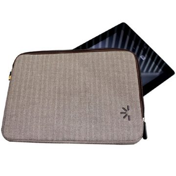 Case Logic Tablet-Hülle Tasche Schutz-Hülle Etui Cover Case 10" Braun, Anti-Kratz Sleeve, passend für Tablet PC iPad 9,7" bis 10,9" Zoll etc.