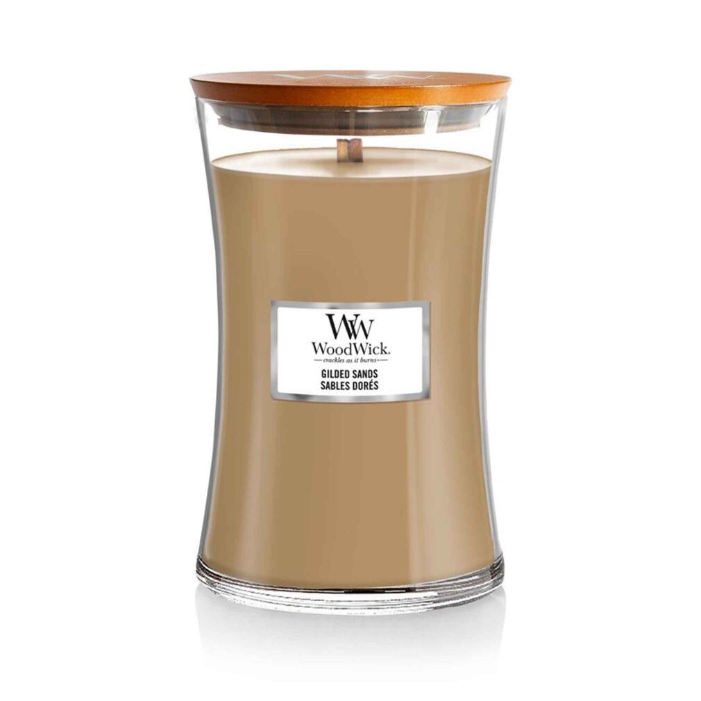 Woodwick Duftkerze Gilded Sands Duftkerze mit Holzdocht 609,5g