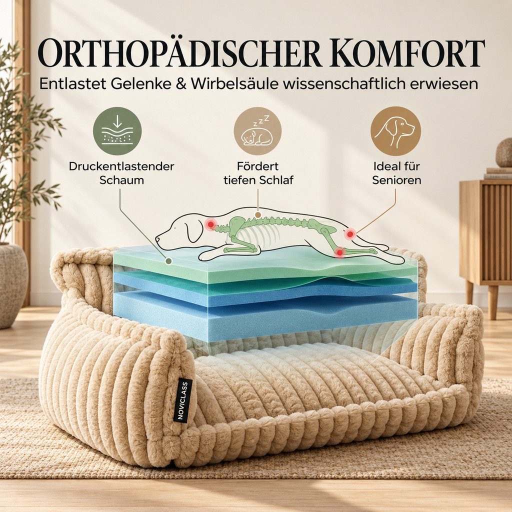 noviclass Hundebett Haustiersofa 'Chaffar' – Bild 3 von 5