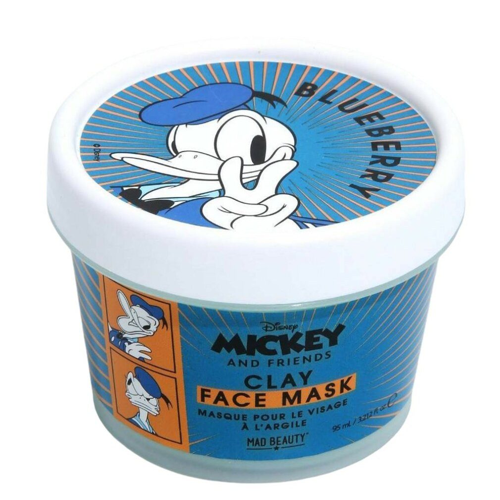 Mad Beauty Gesichtsmaske Gesichtsmaske Disney M&F Donald Lehm Blaubeere (95ml)