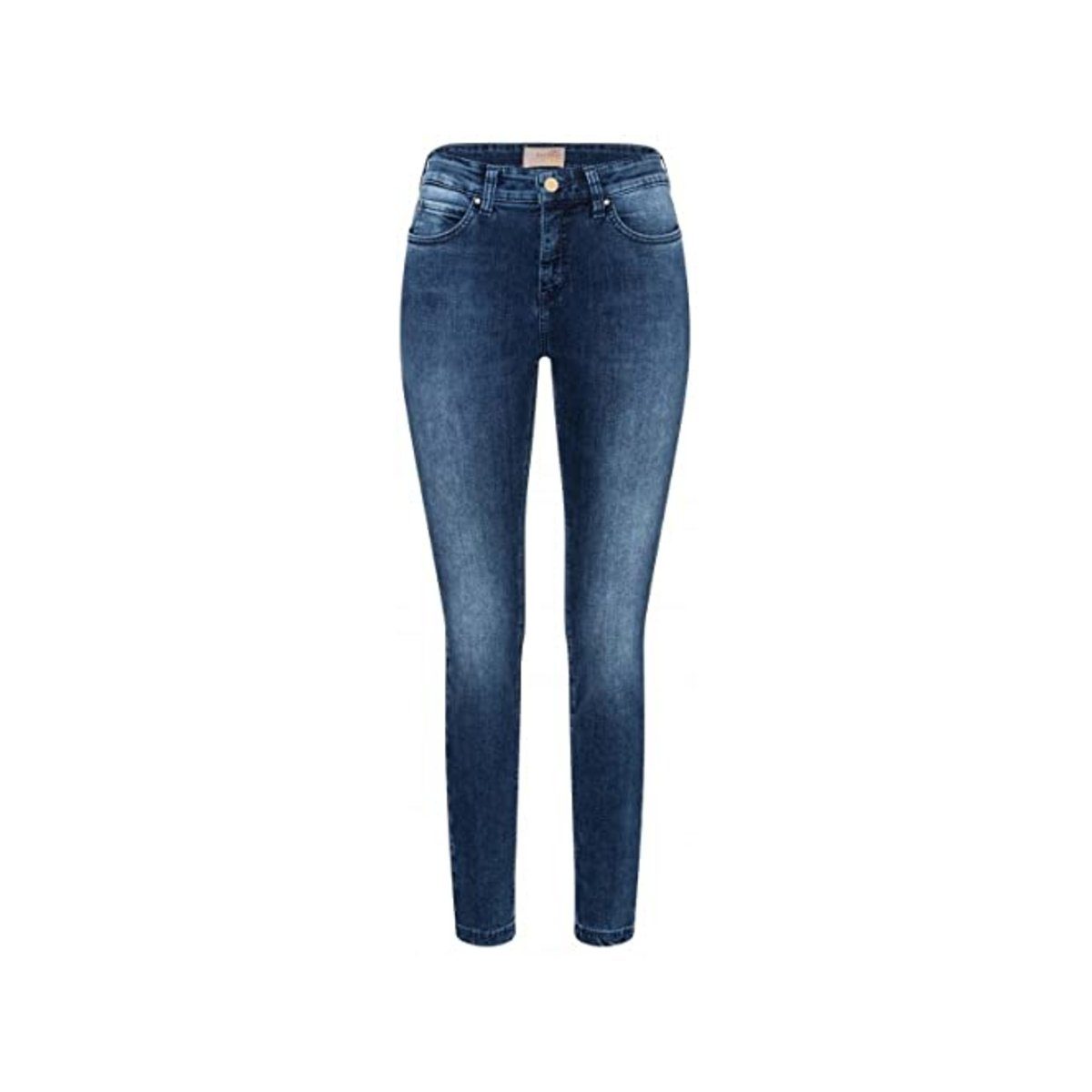 MAC mittel-blau (1-tlg) 5-Pocket-Jeans