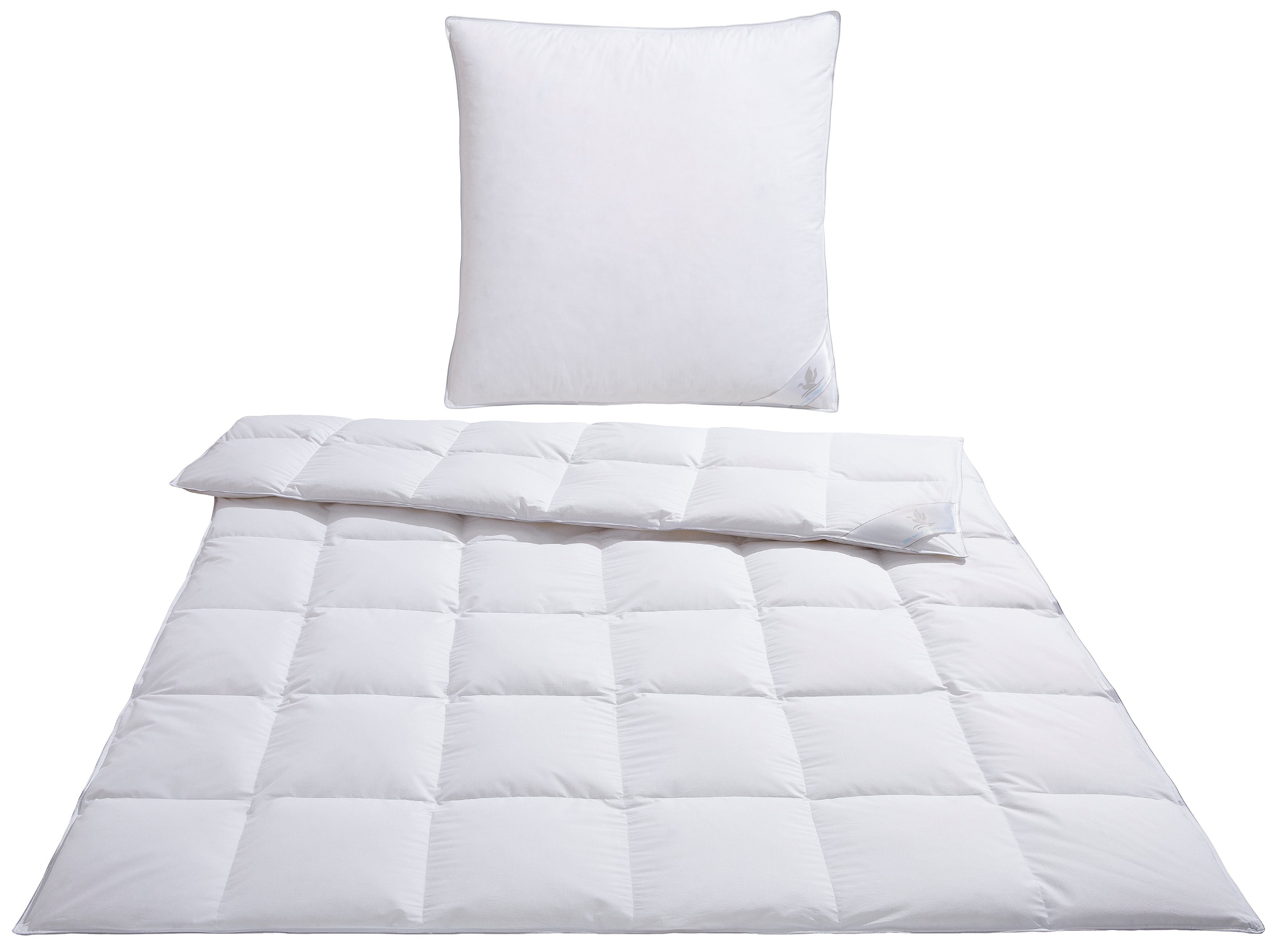 Otto Keller Daunenbettdecke + Kopfkissen Star, Decke mit Kissen, verschiede günstig online kaufen