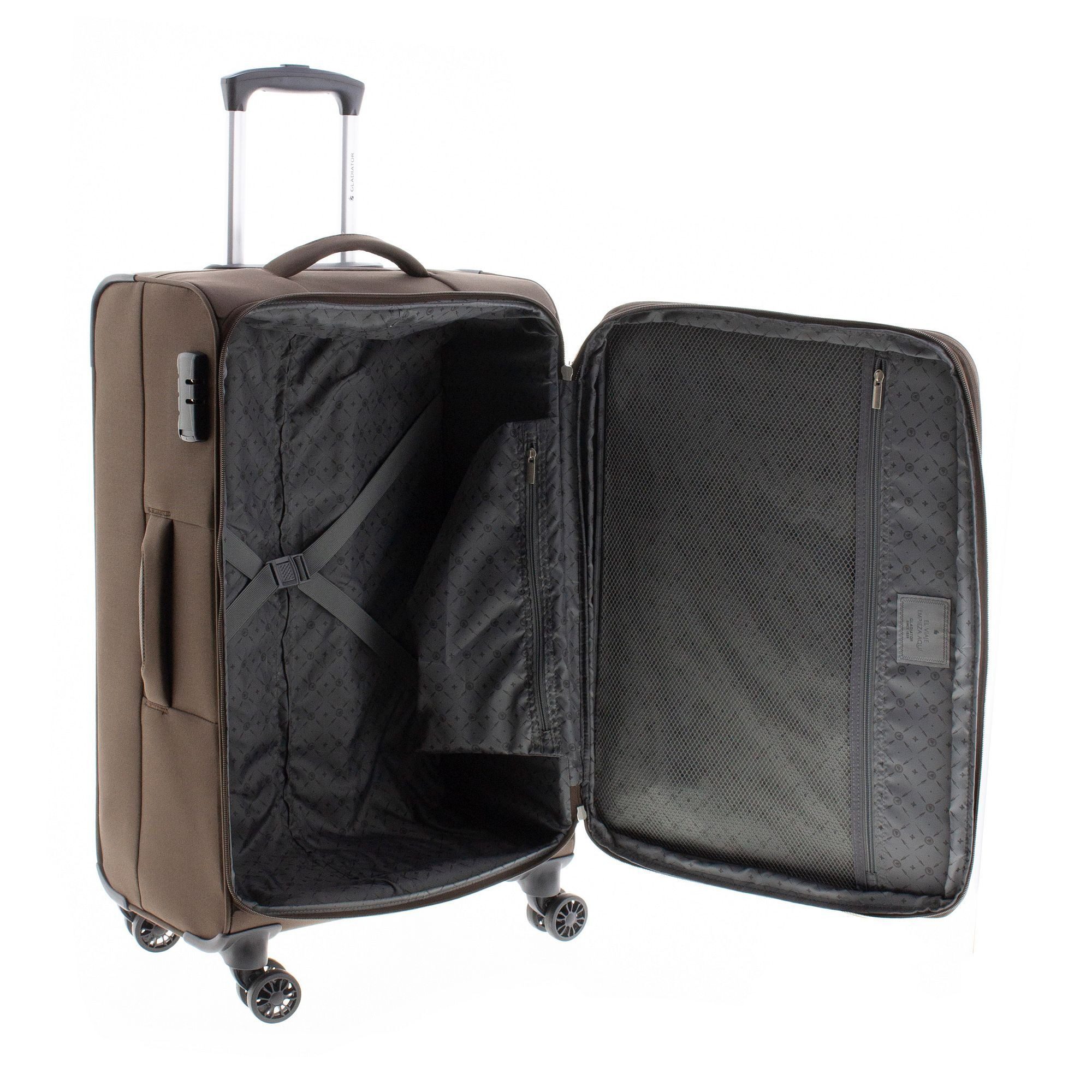 GLADIATOR Weichgepäck-Trolley 2000, 4 Rollen, Polyester