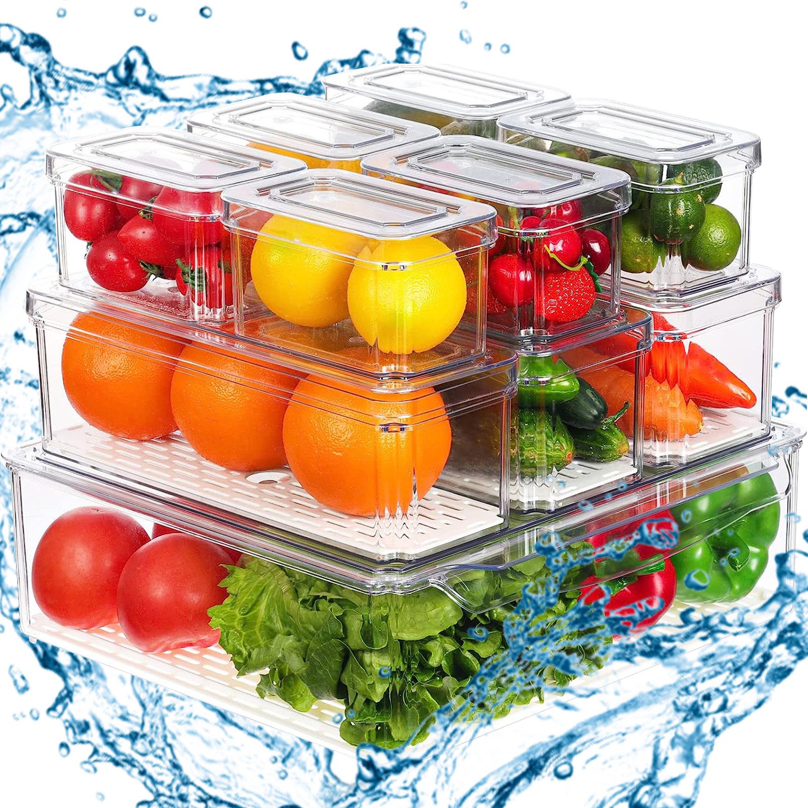 Comfy Mate Küchenorganizer-Set Küchenorganizer-Set Kühlschrank Organizer günstig online kaufen