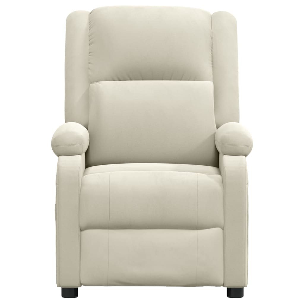 vidaXL Sessel Relaxsessel Creme Samt (1-St) günstig online kaufen