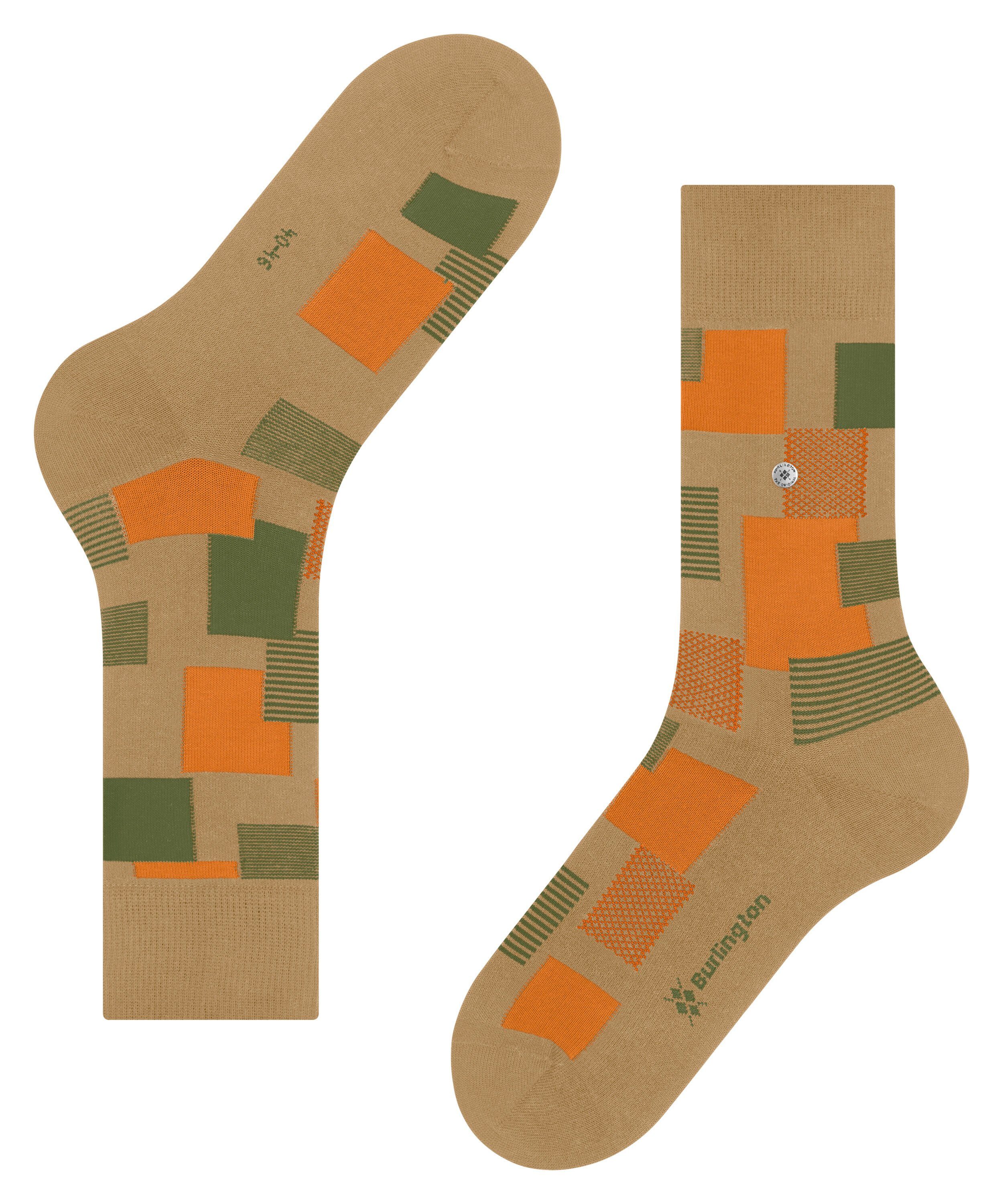 Patch Burlington (4670) Mended (1-Paar) toffee Socken