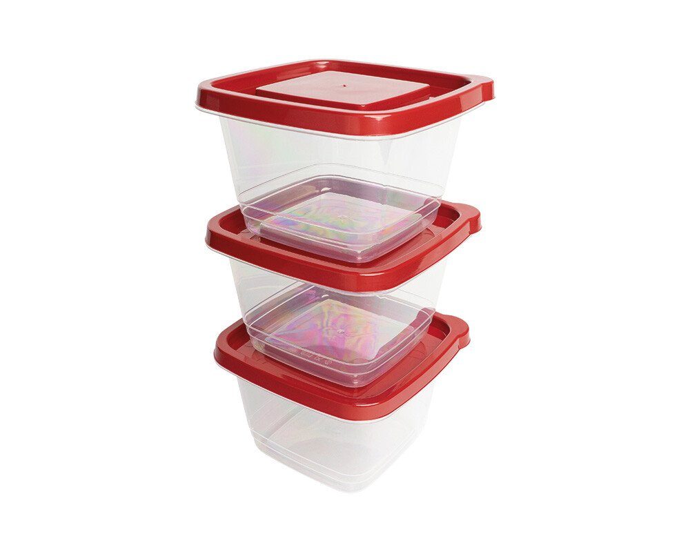Michelino Vorratsdose Vorratsdosen Behälter Set Aufbewahrung 3tlg Set Vorratsbehälter, (3-tlg)