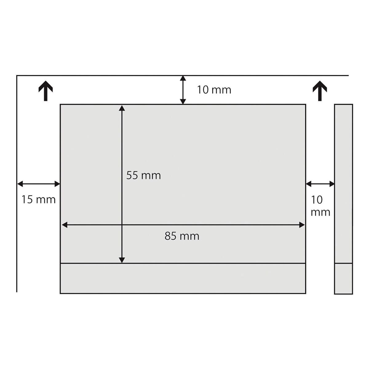 Sigel Visitenkarten LP799, hochweiß-satiniert, ohne Perforation, 225 g/m²