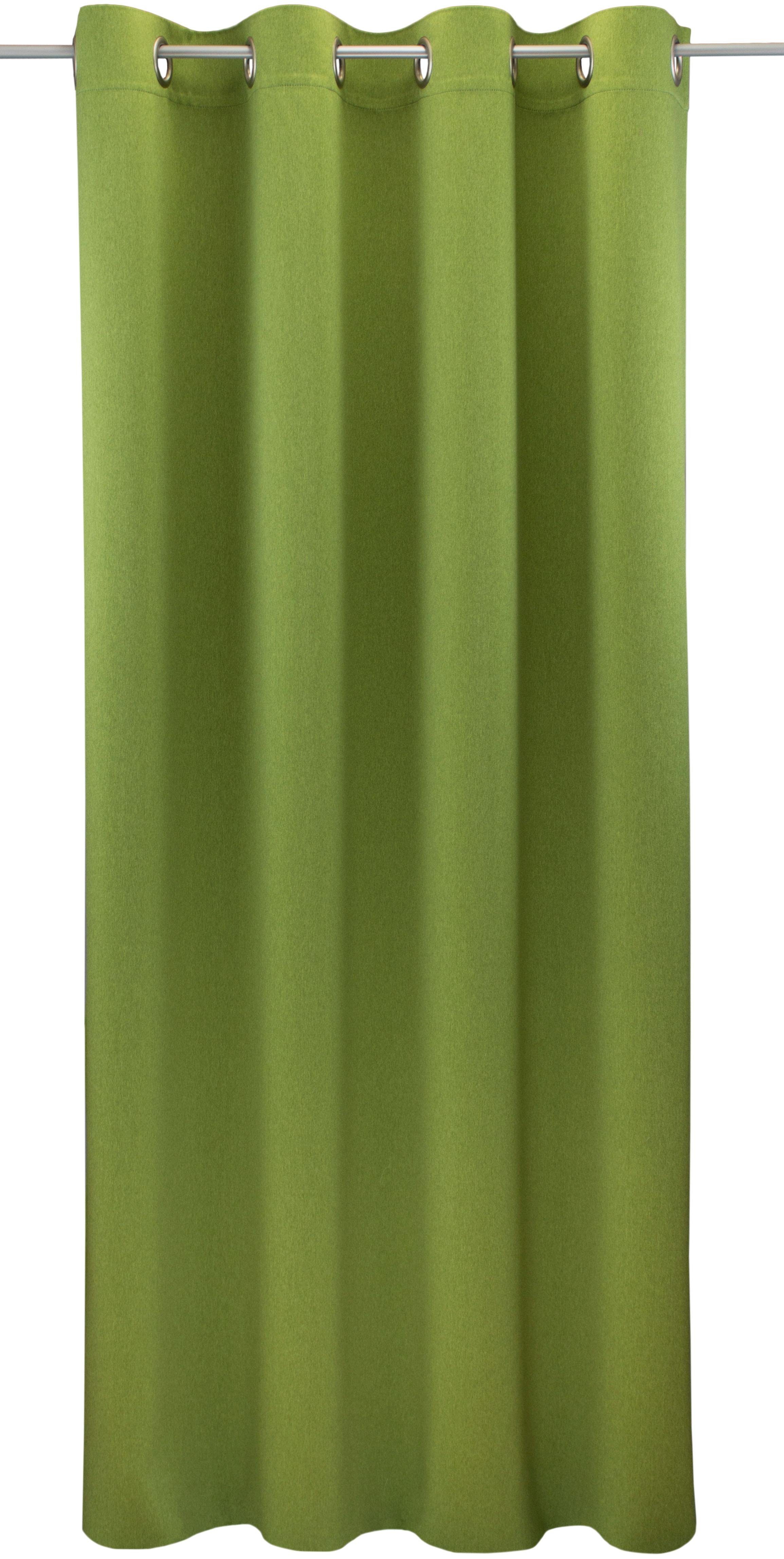 Vorhang Ben1, VHG, Ösen (1 St), verdunkelnd grün
