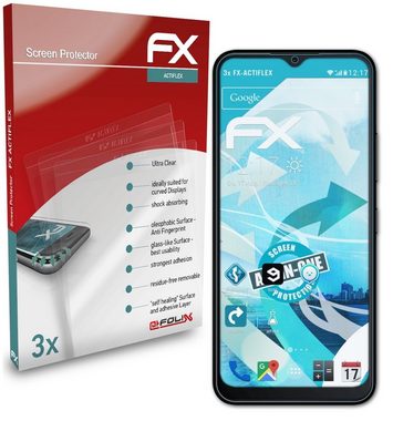 atFoliX Schutzfolie Displayschutzfolie für Nokia C22, (3 Folien), Ultraklar und flexibel