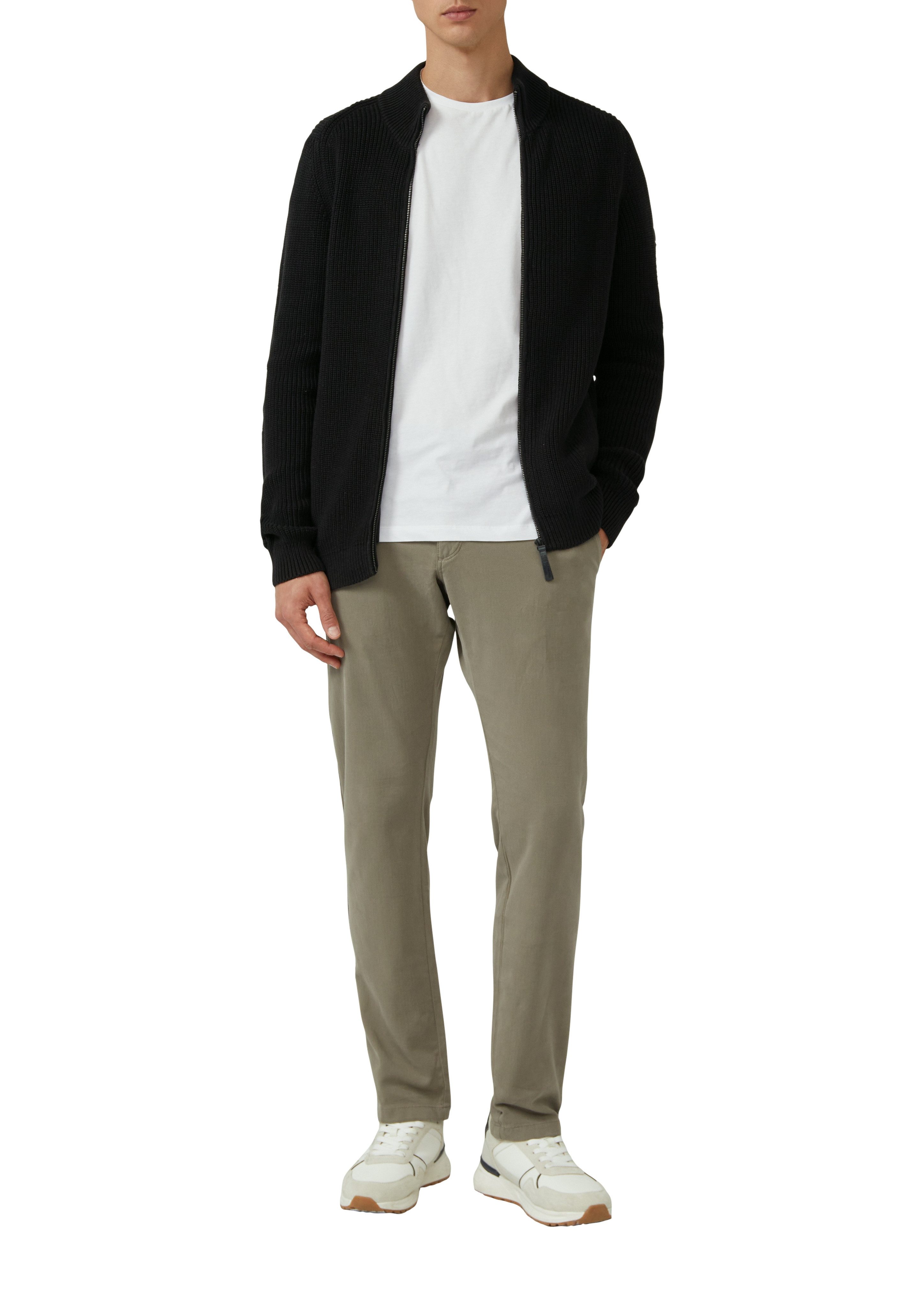 s.Oliver Strickjacke mit Stehkragen und Reißverschluss