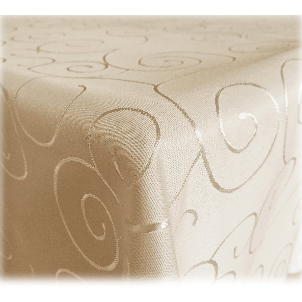JEMIDI Tischdecke Tischdecke Ornamente Seidenglanz Edel günstig online kaufen